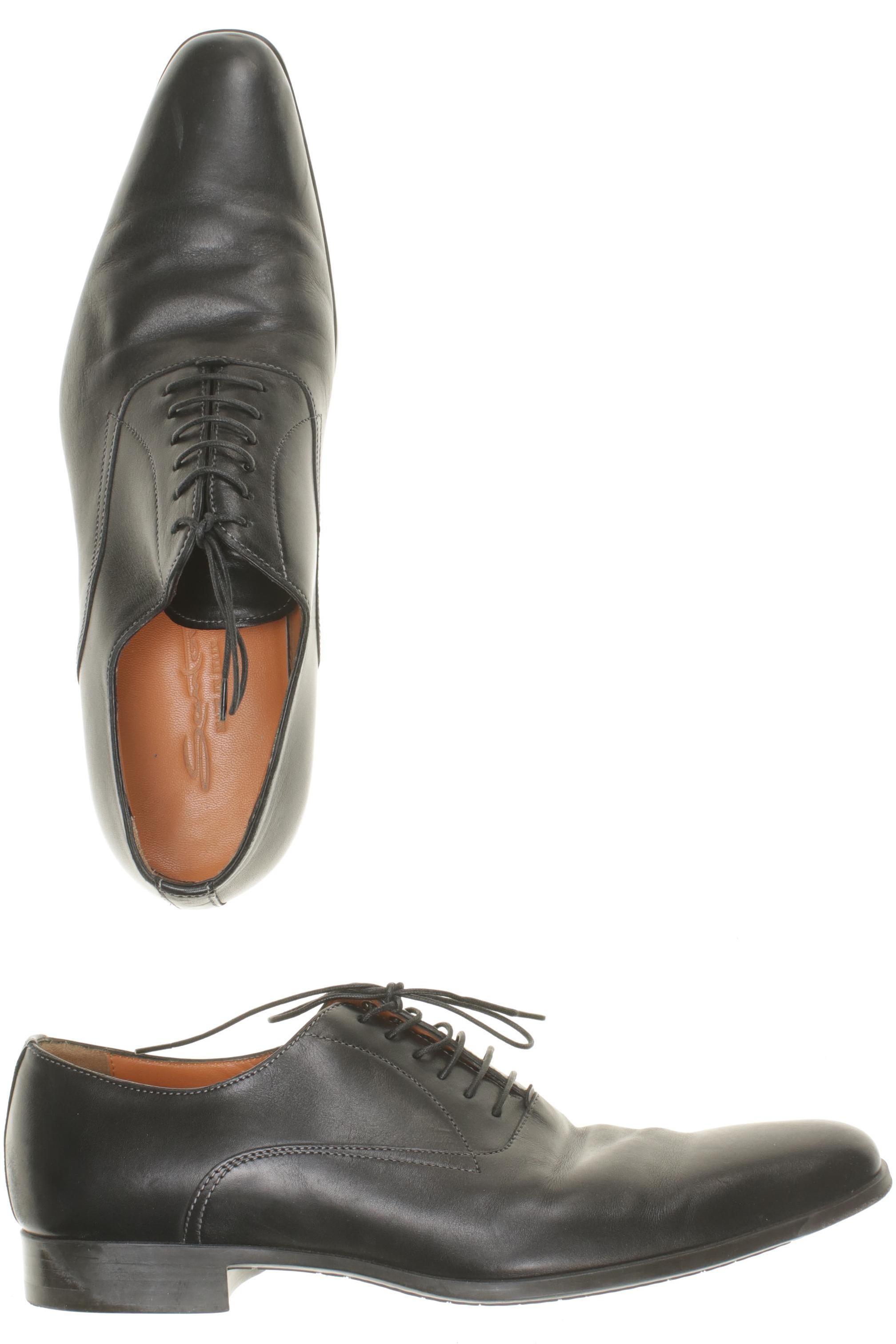 

Santoni Herren Halbschuh, schwarz, Gr. 7.5