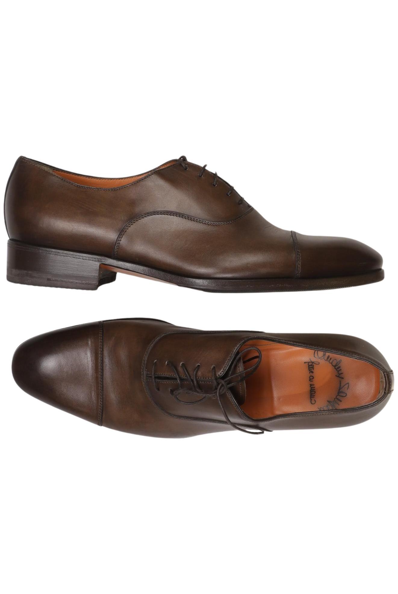 

Santoni Herren Halbschuh, braun, Gr. 9