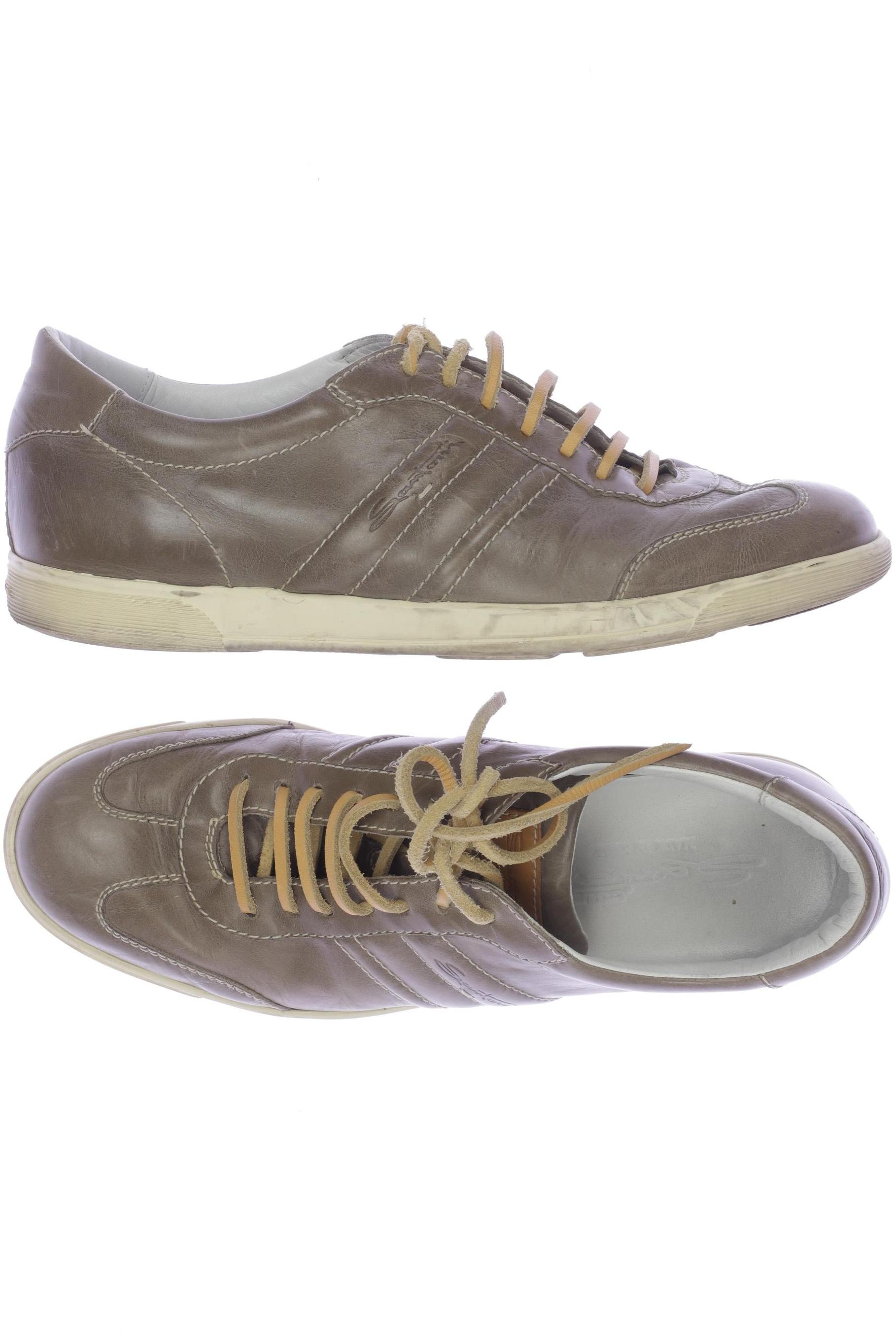 Thumbnail - Santoni Herren Halbschuh, beige, Gr. 7