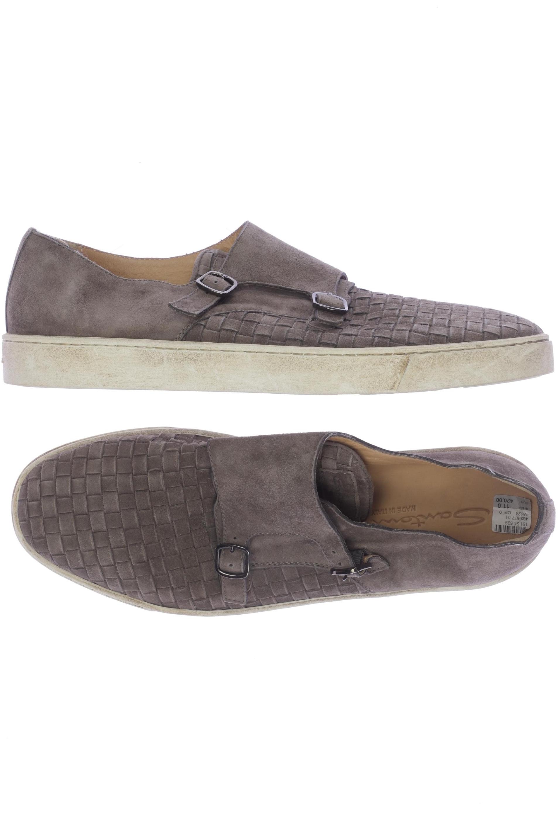 

Santoni Herren Halbschuh, braun, Gr. 11