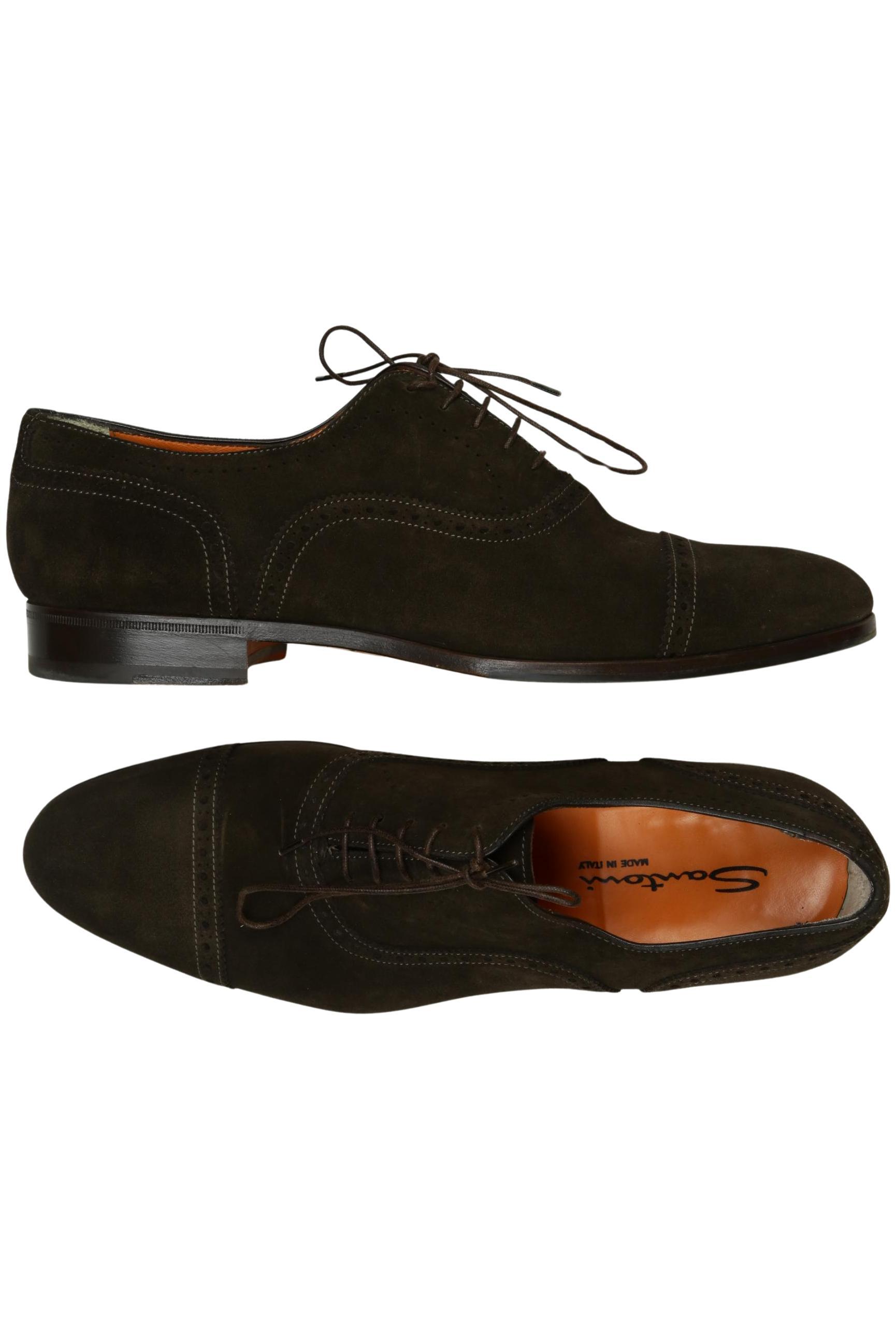 

Santoni Herren Halbschuh, braun, Gr. 9