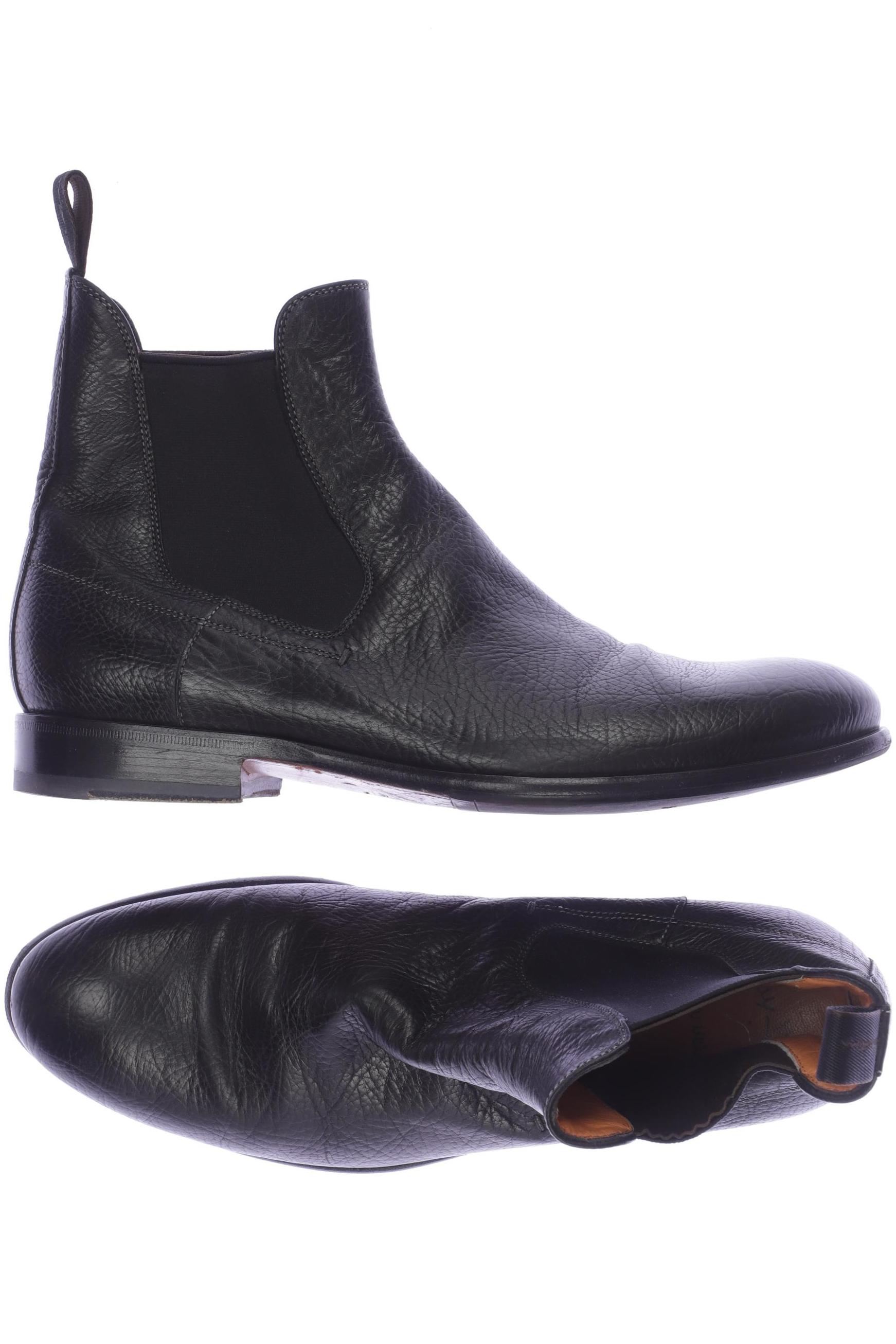 

Santoni Herren Halbschuh, schwarz