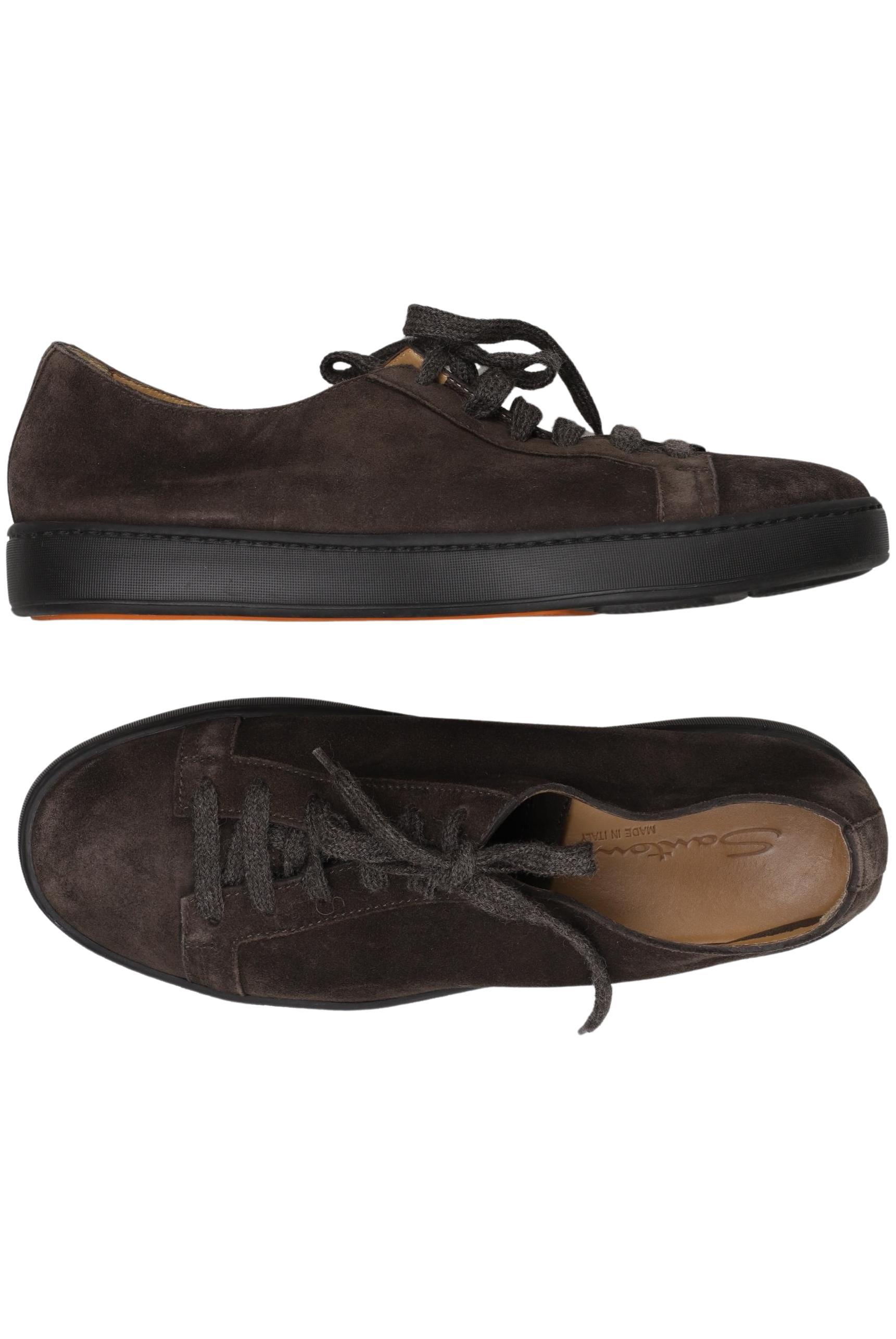 

Santoni Herren Halbschuh, braun, Gr. 9.5