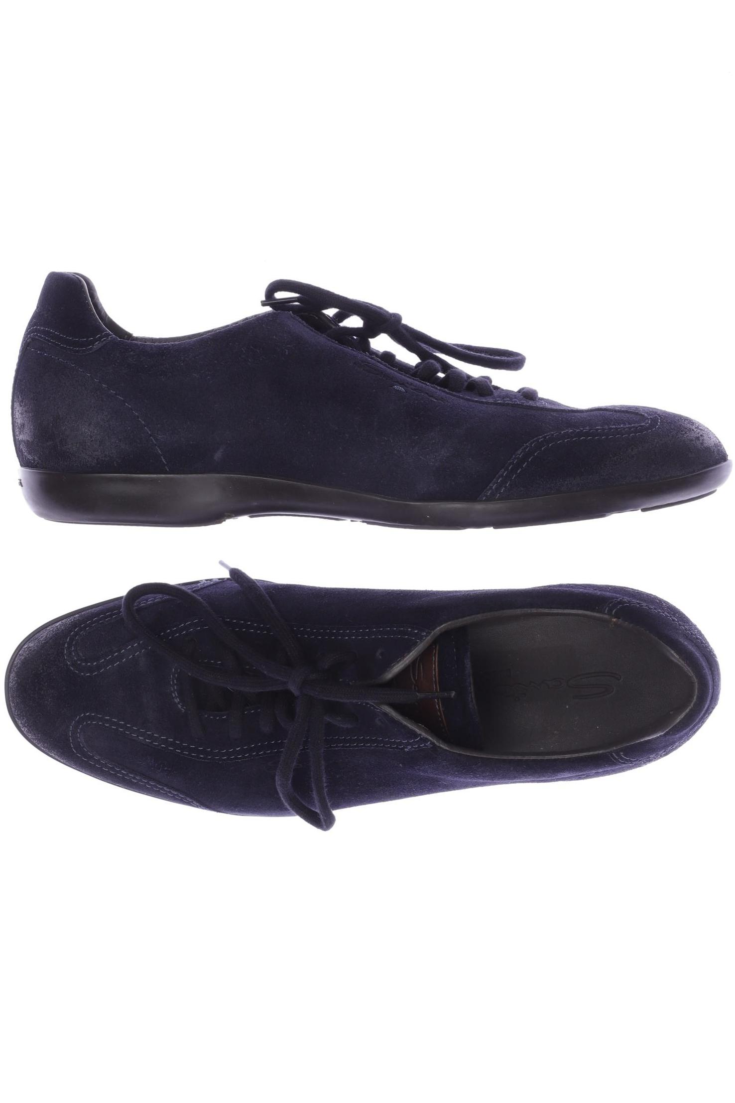 

Santoni Herren Halbschuh, marineblau, Gr. 6