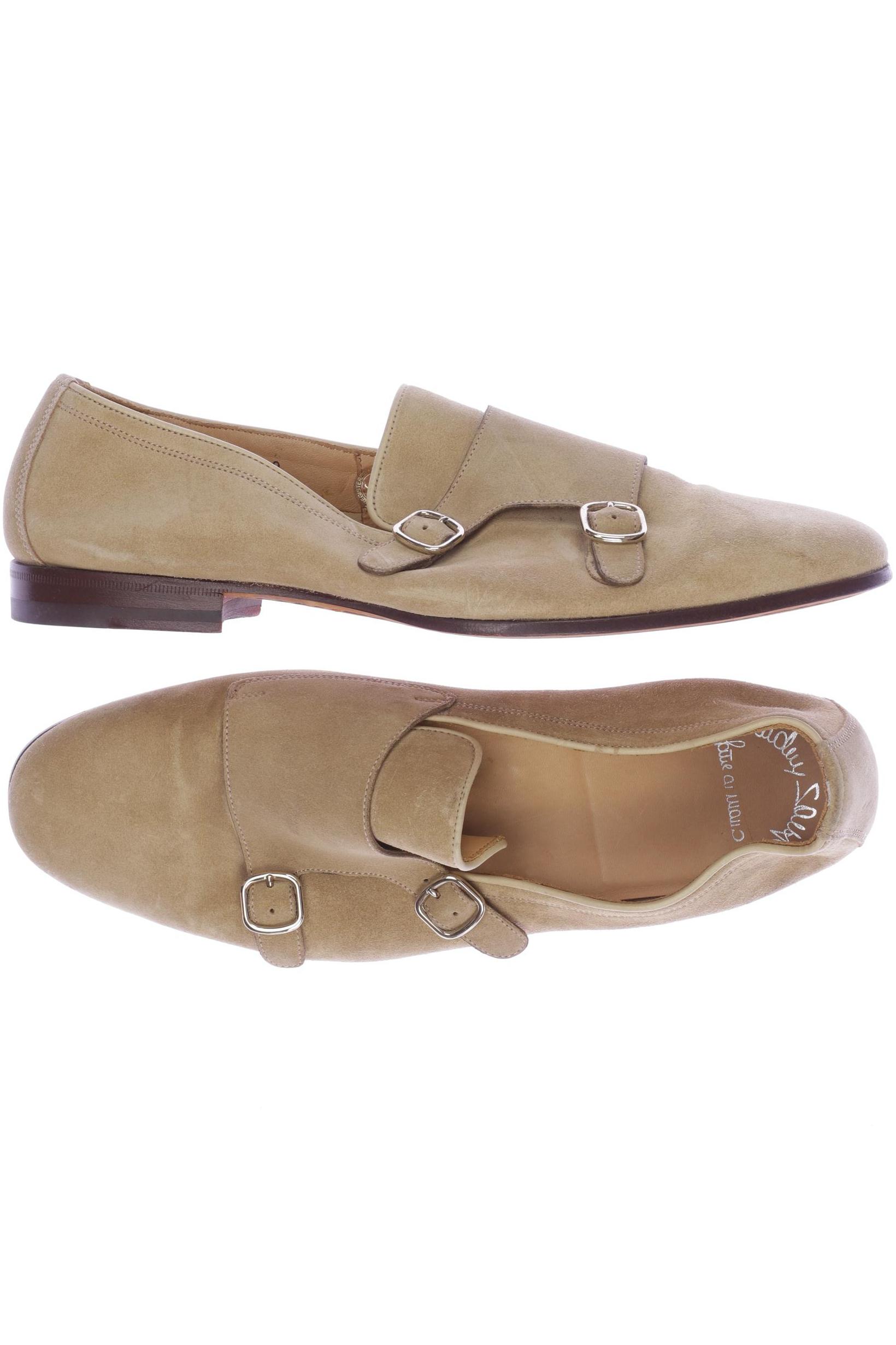

Santoni Herren Halbschuh, beige, Gr. 9