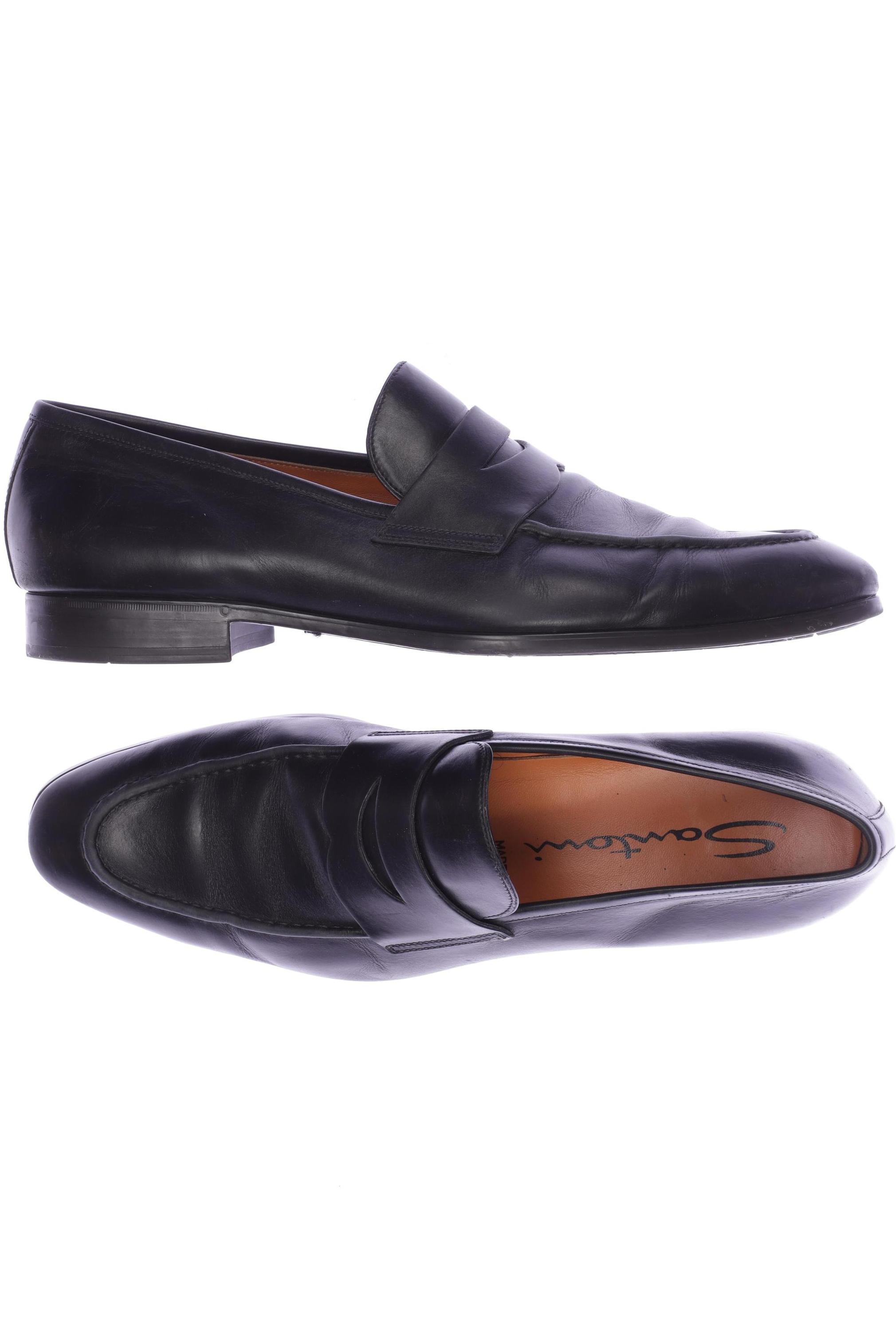 

Santoni Herren Halbschuh, schwarz, Gr. 9