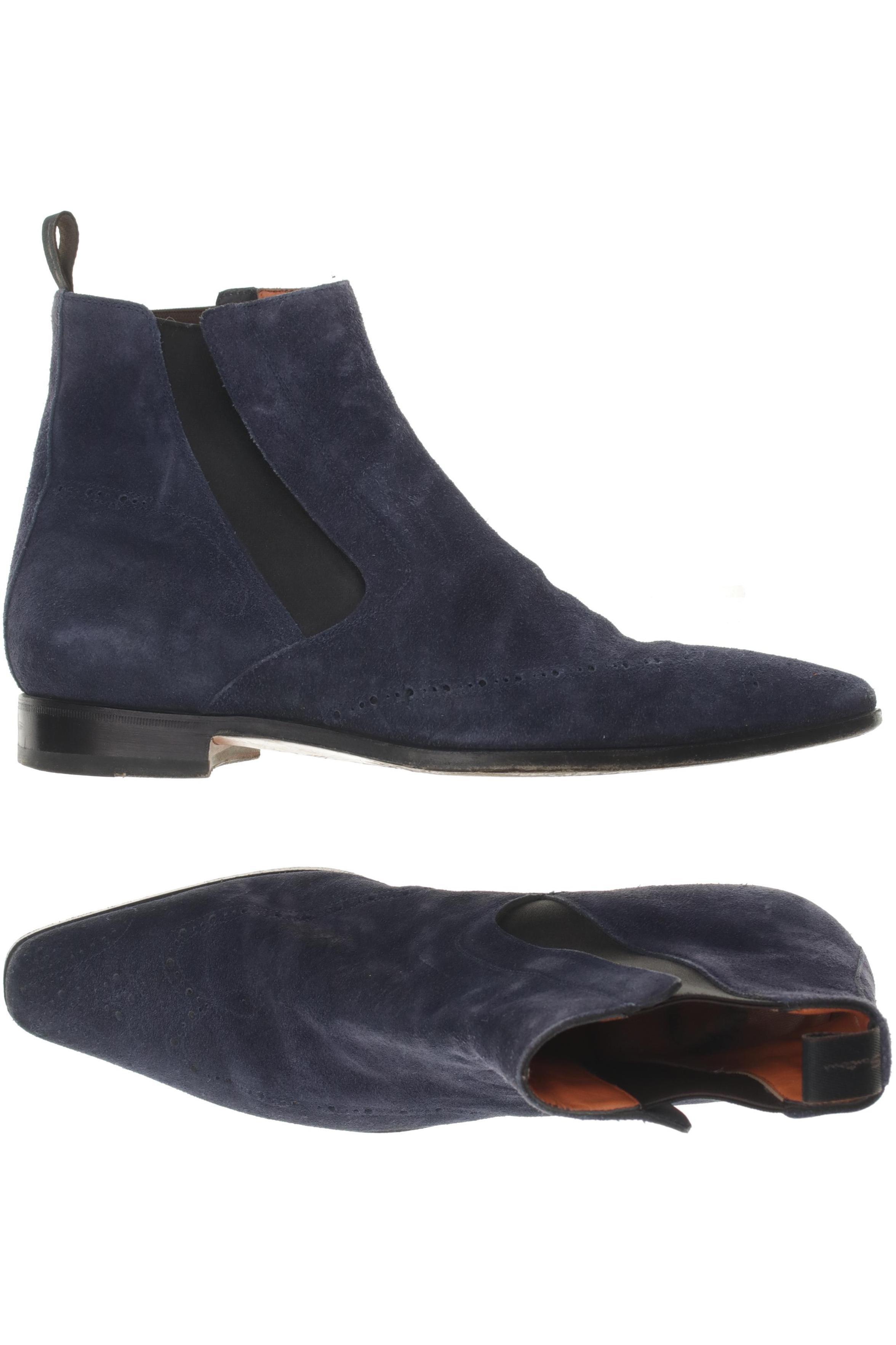 

Santoni Herren Stiefel, lila, Gr. 9