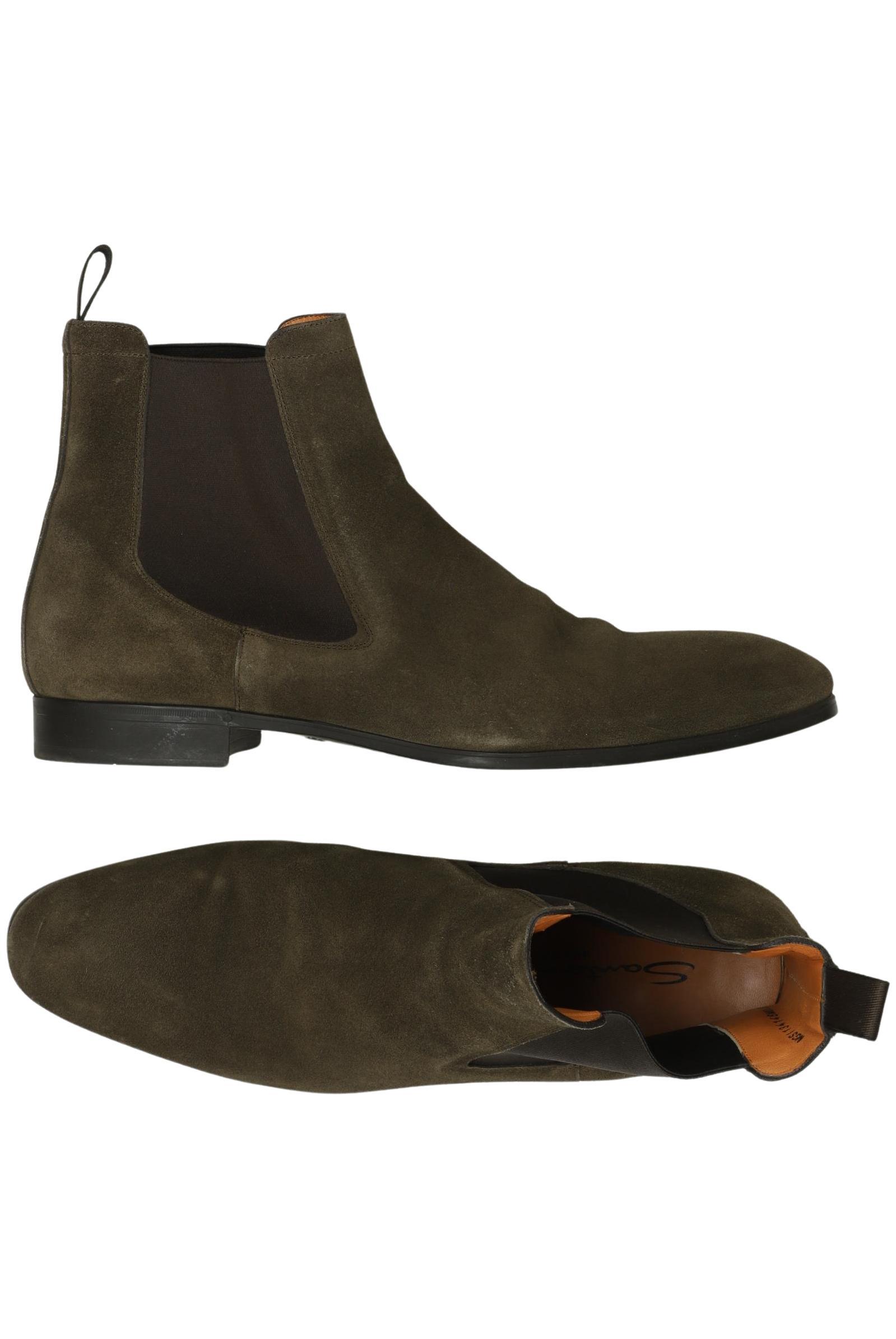 Thumbnail - Santoni Herren Stiefel, grün, Gr. 10