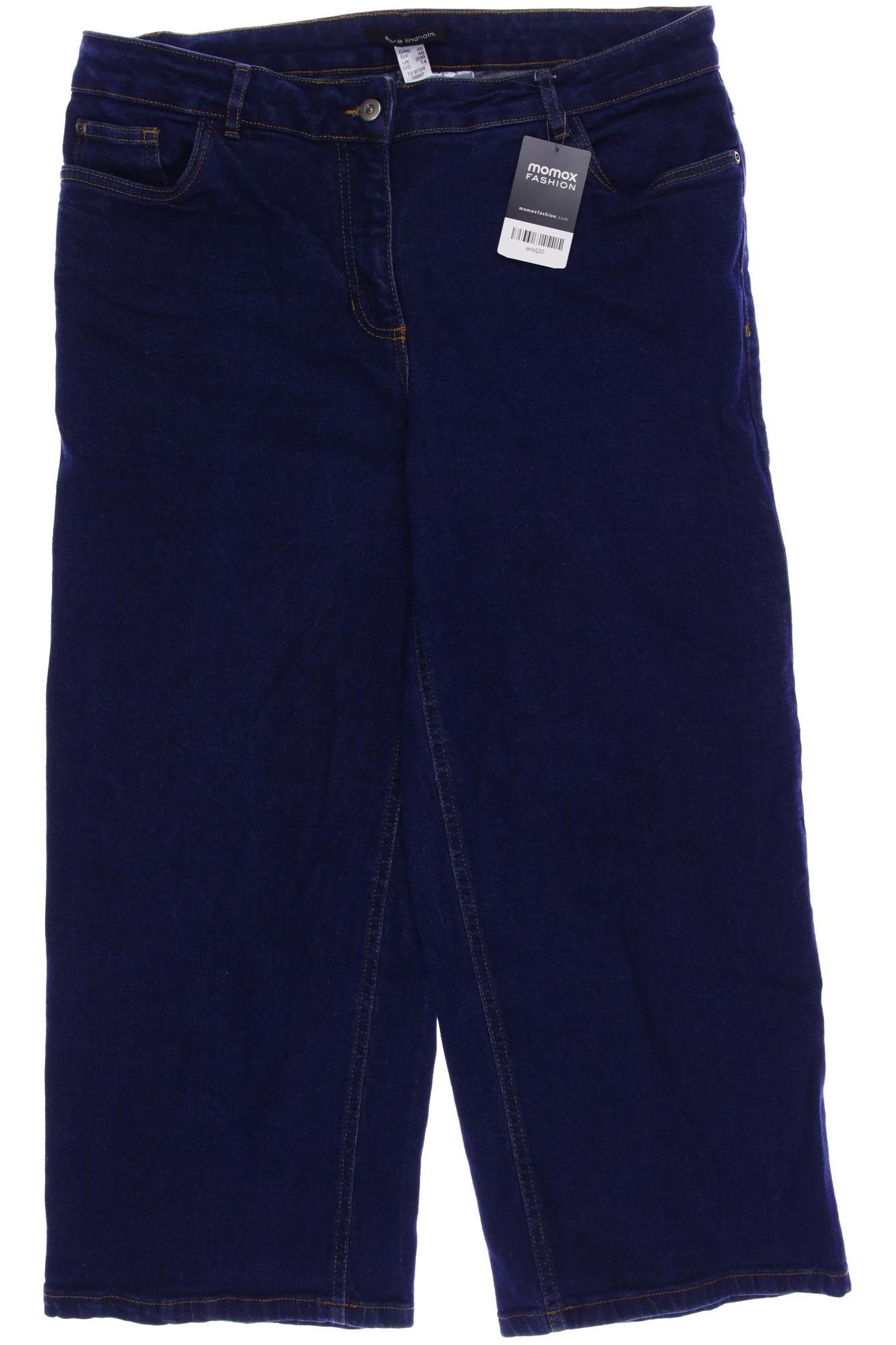 

Sara Lindholm Damen Jeans, marineblau