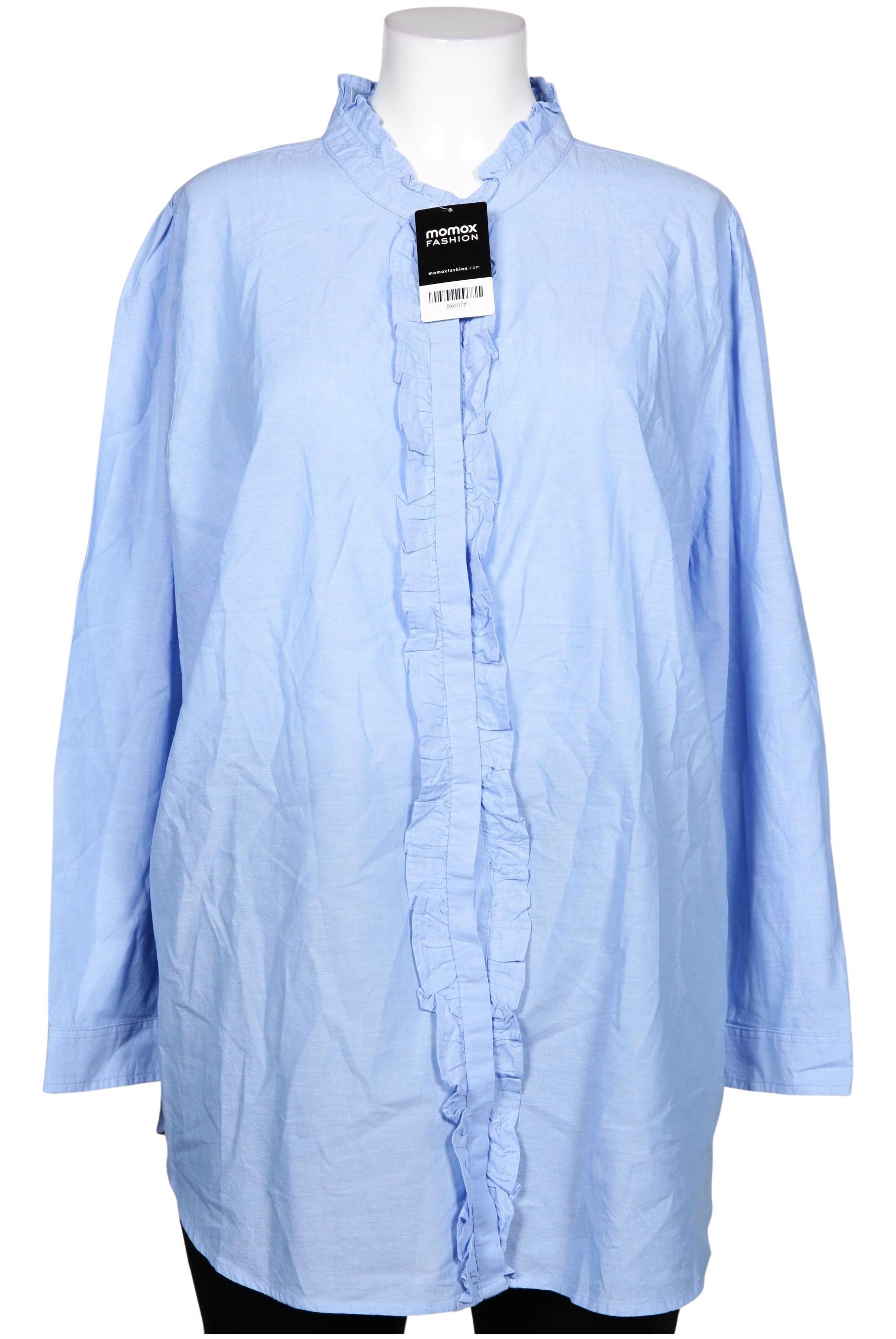 

Sara Lindholm Damen Bluse, blau, Gr. 50