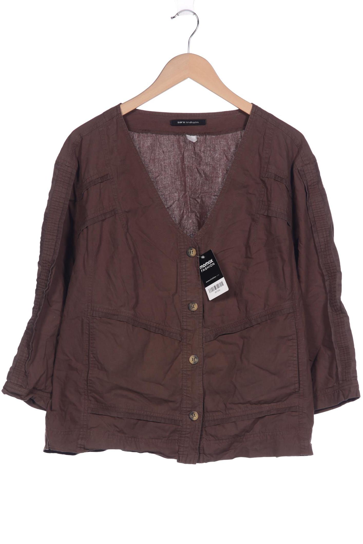 

Sara Lindholm Damen Bluse, braun, Gr. 48