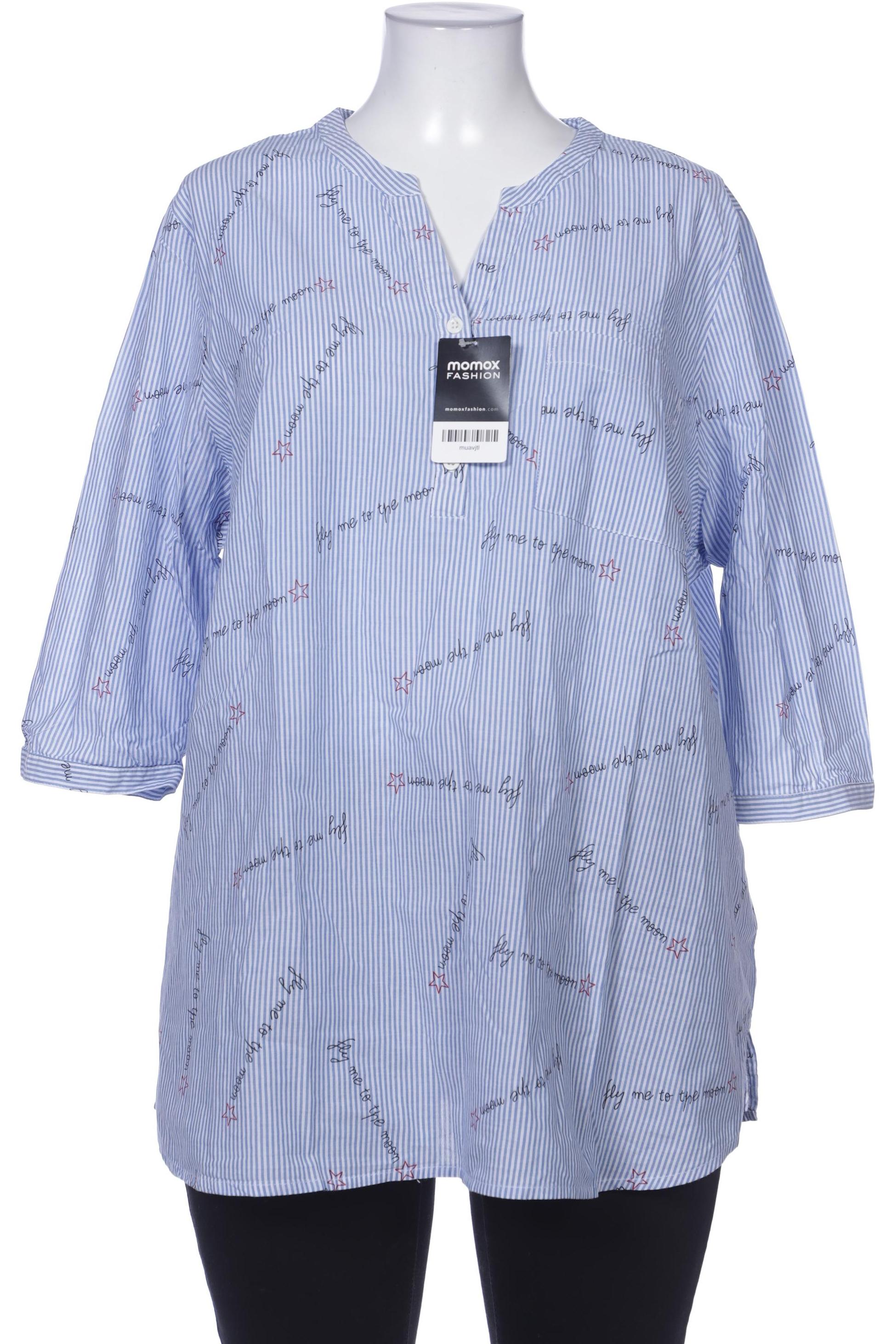 

Sara Lindholm Damen Bluse, blau, Gr. 50