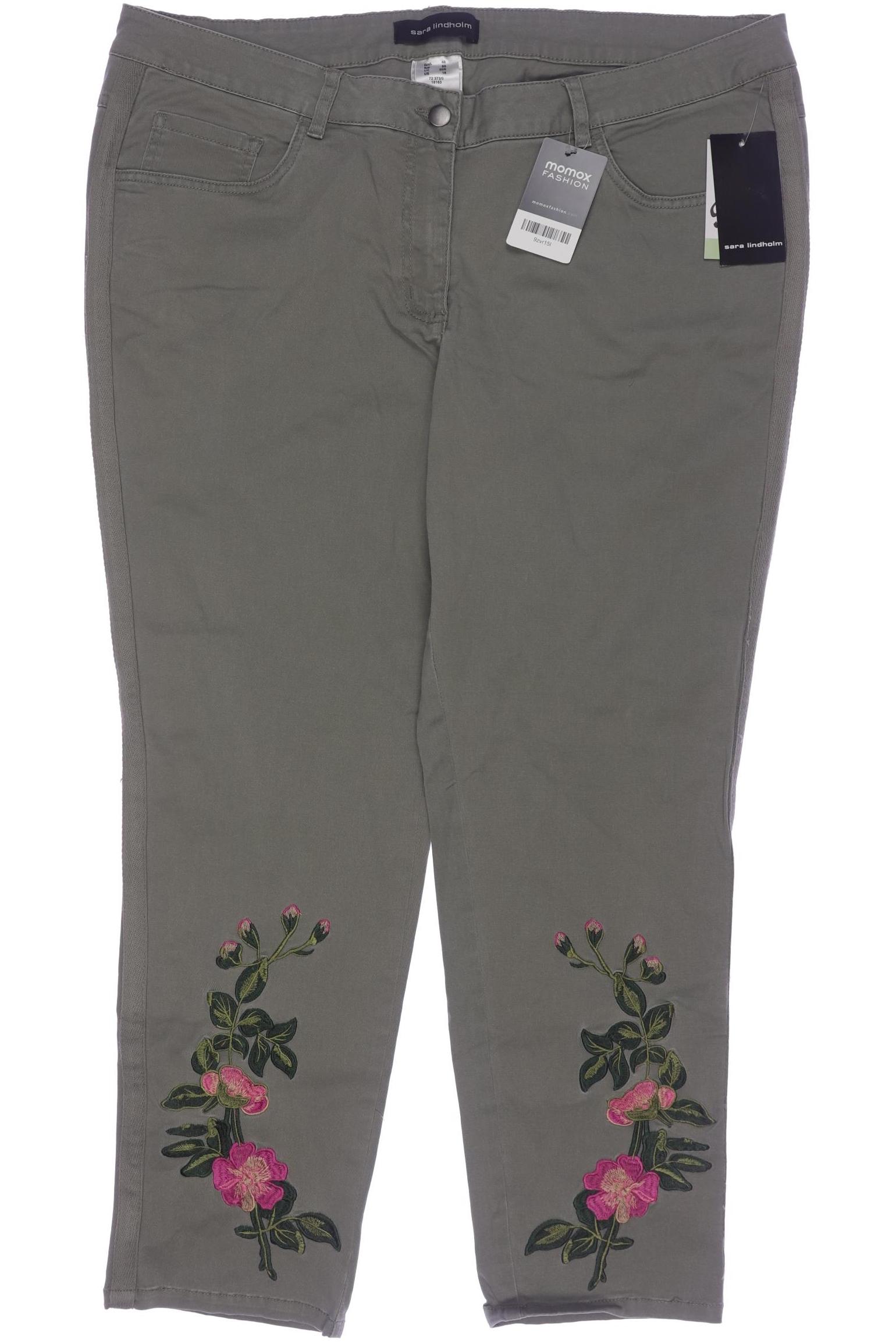 

Sara Lindholm Damen Stoffhose, grün, Gr. 48