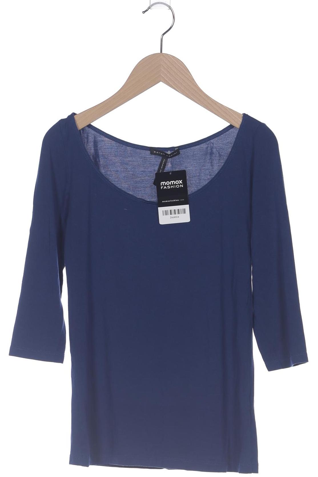 

Sarah Pacini Damen Langarmshirt, blau, Gr. 36