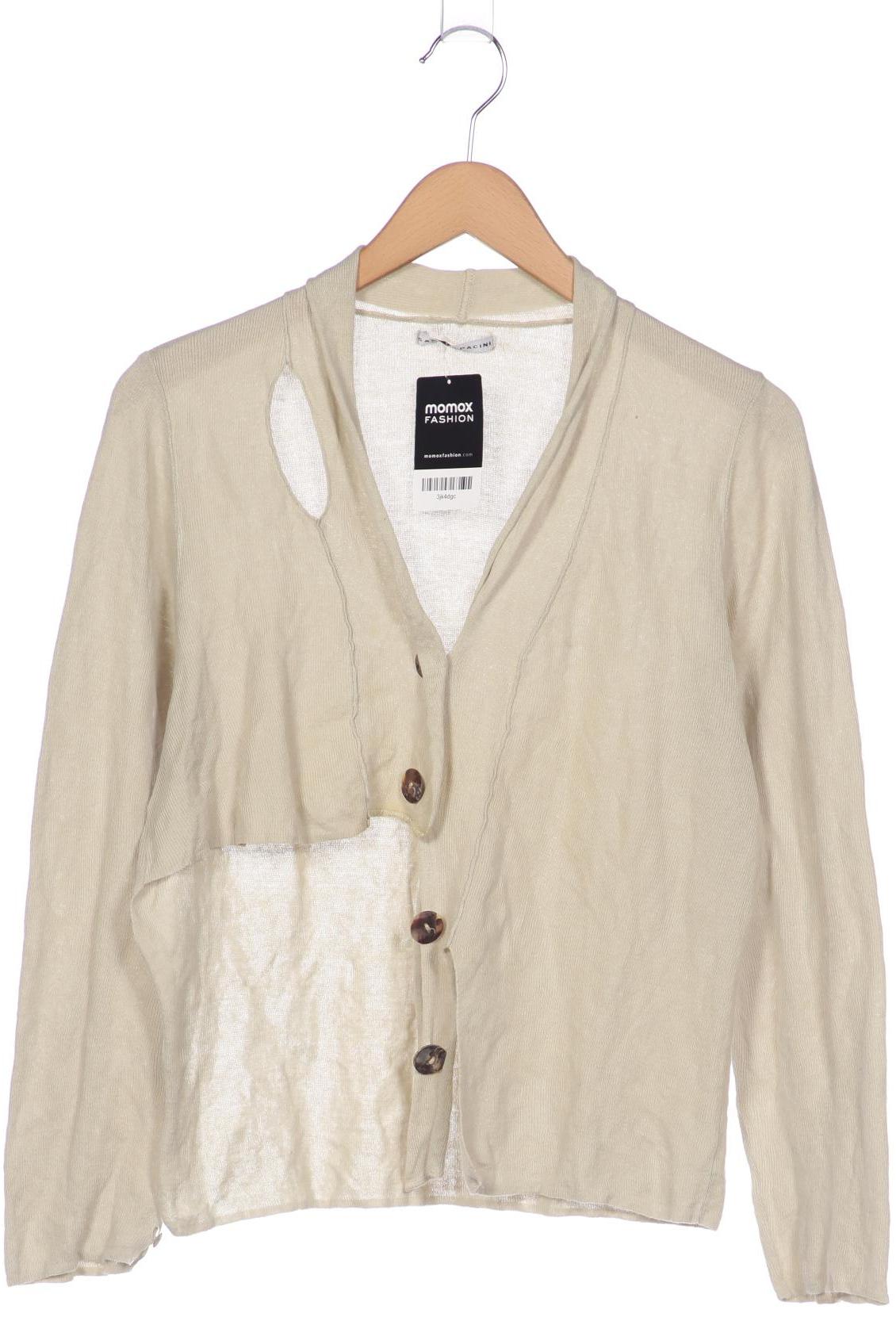 

Sarah Pacini Damen Strickjacke, beige, Gr. 42