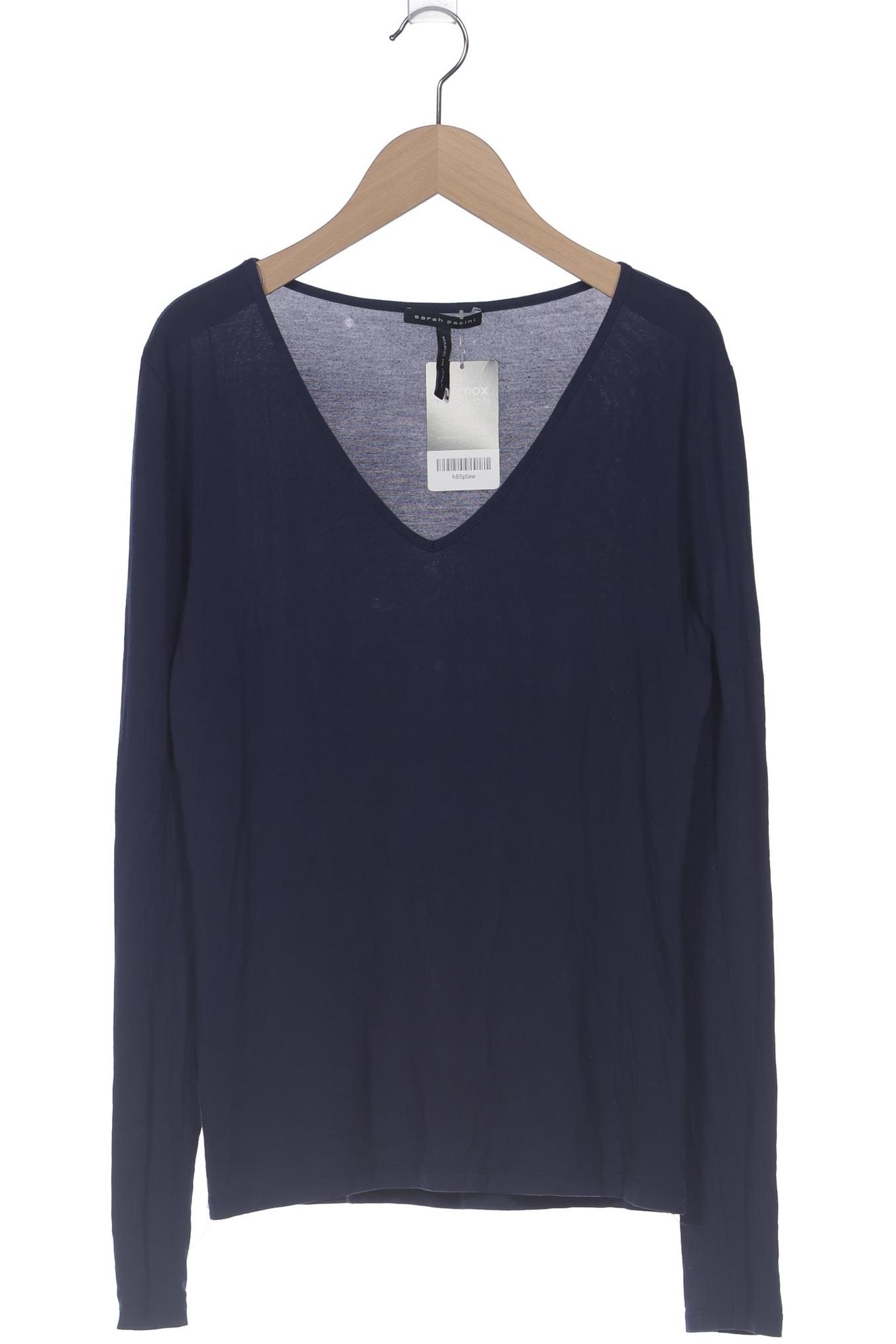 

Sarah Pacini Damen Langarmshirt, marineblau, Gr. 38