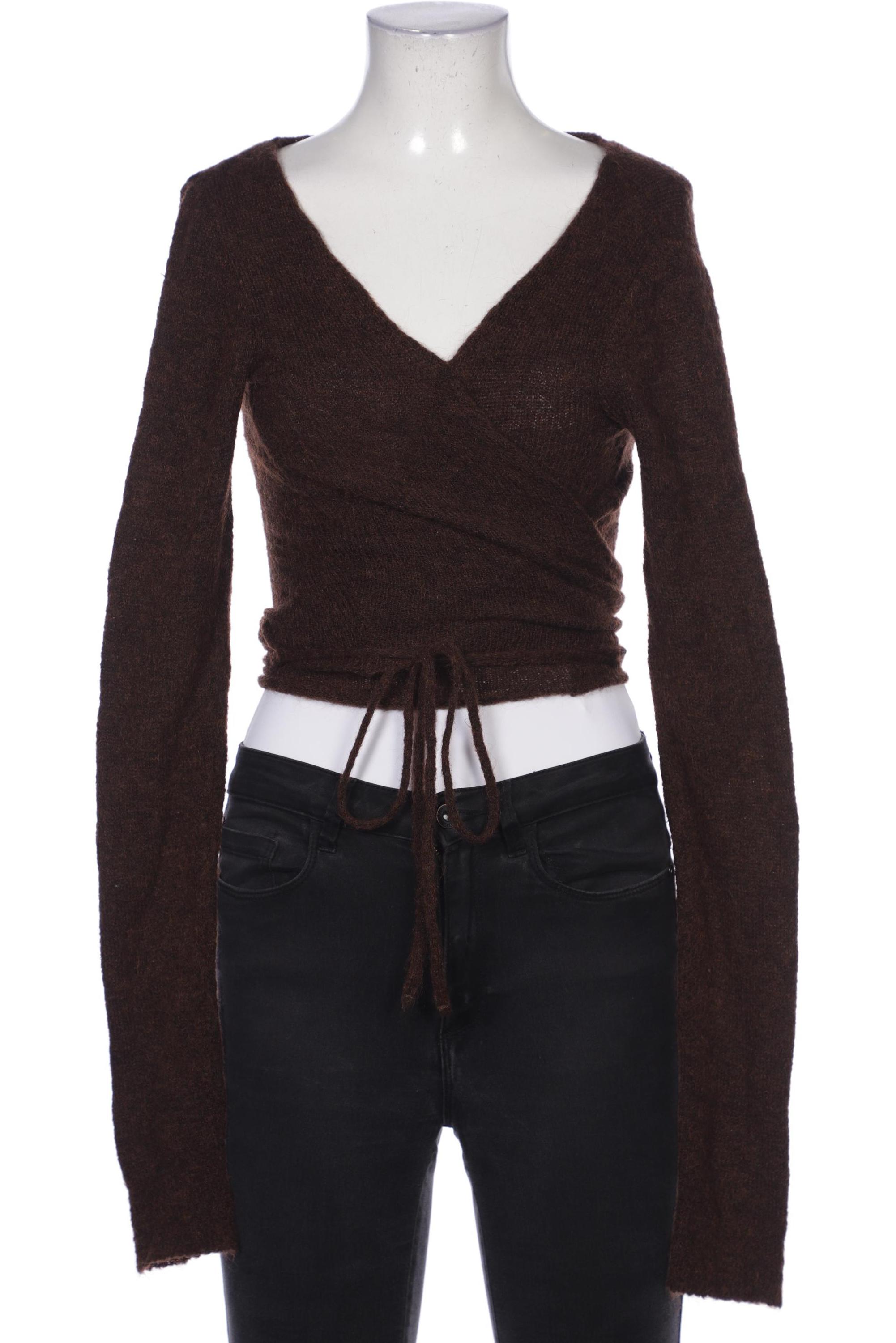 

Sarah Pacini Damen Strickjacke, braun, Gr. 34
