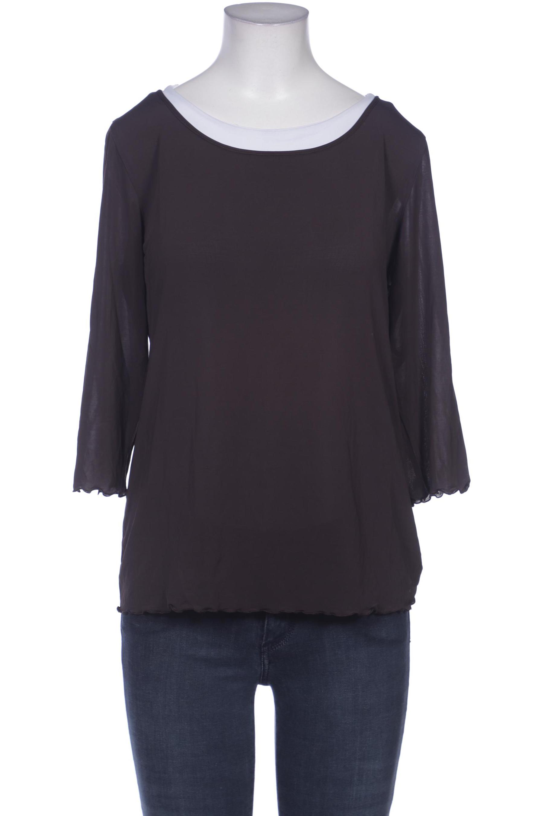 

Sarah Pacini Damen Langarmshirt, braun, Gr. 36