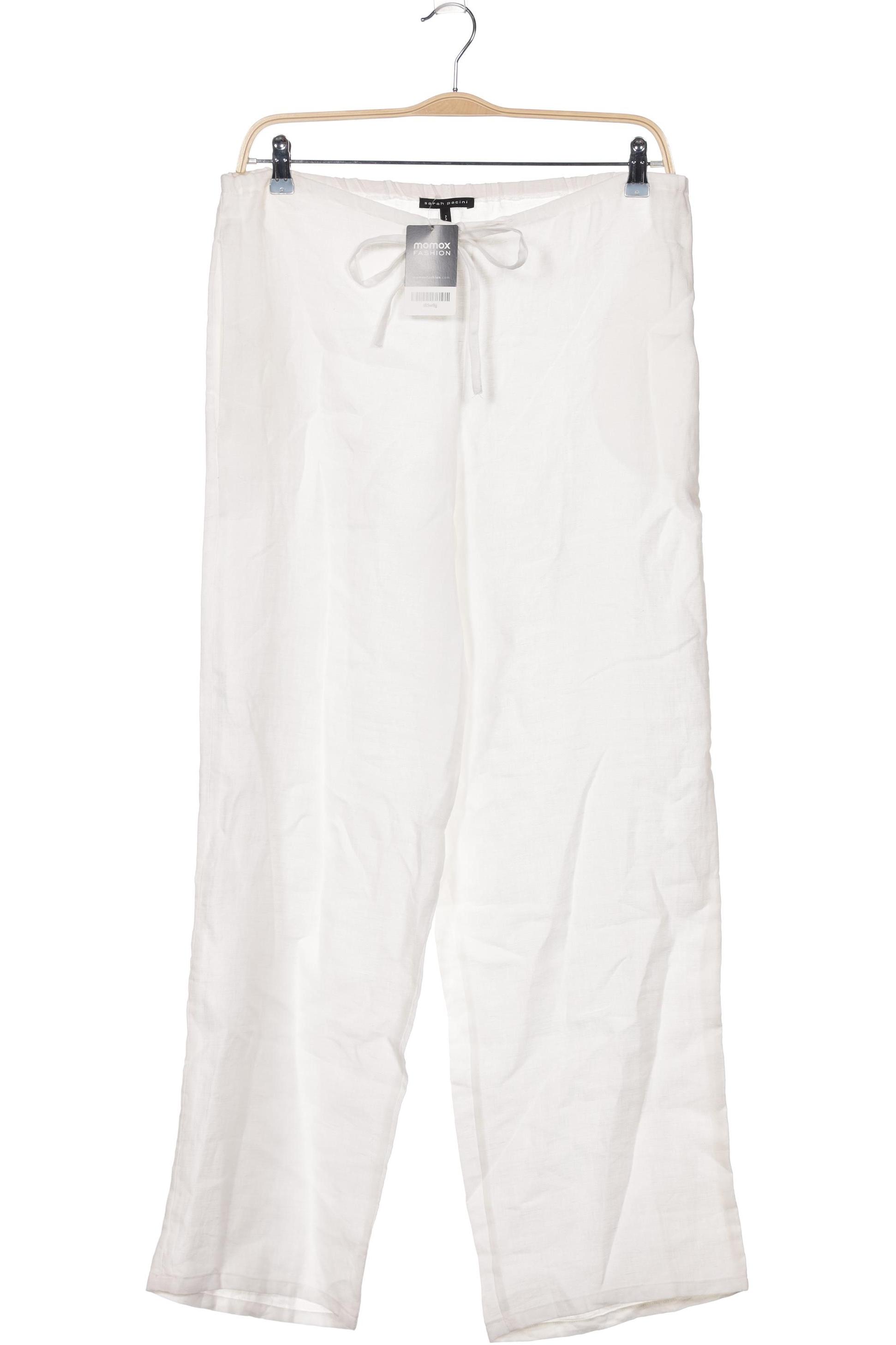 

Sarah Pacini Damen Stoffhose, weiß, Gr. 44