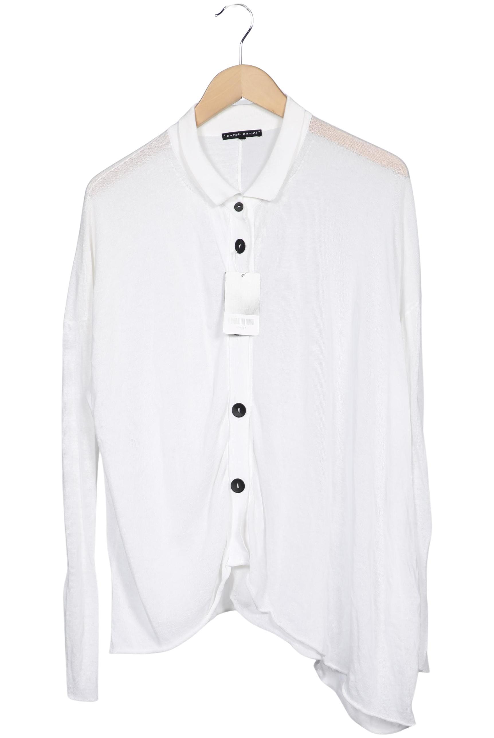 

Sarah Pacini Damen Strickjacke, weiß, Gr. 52