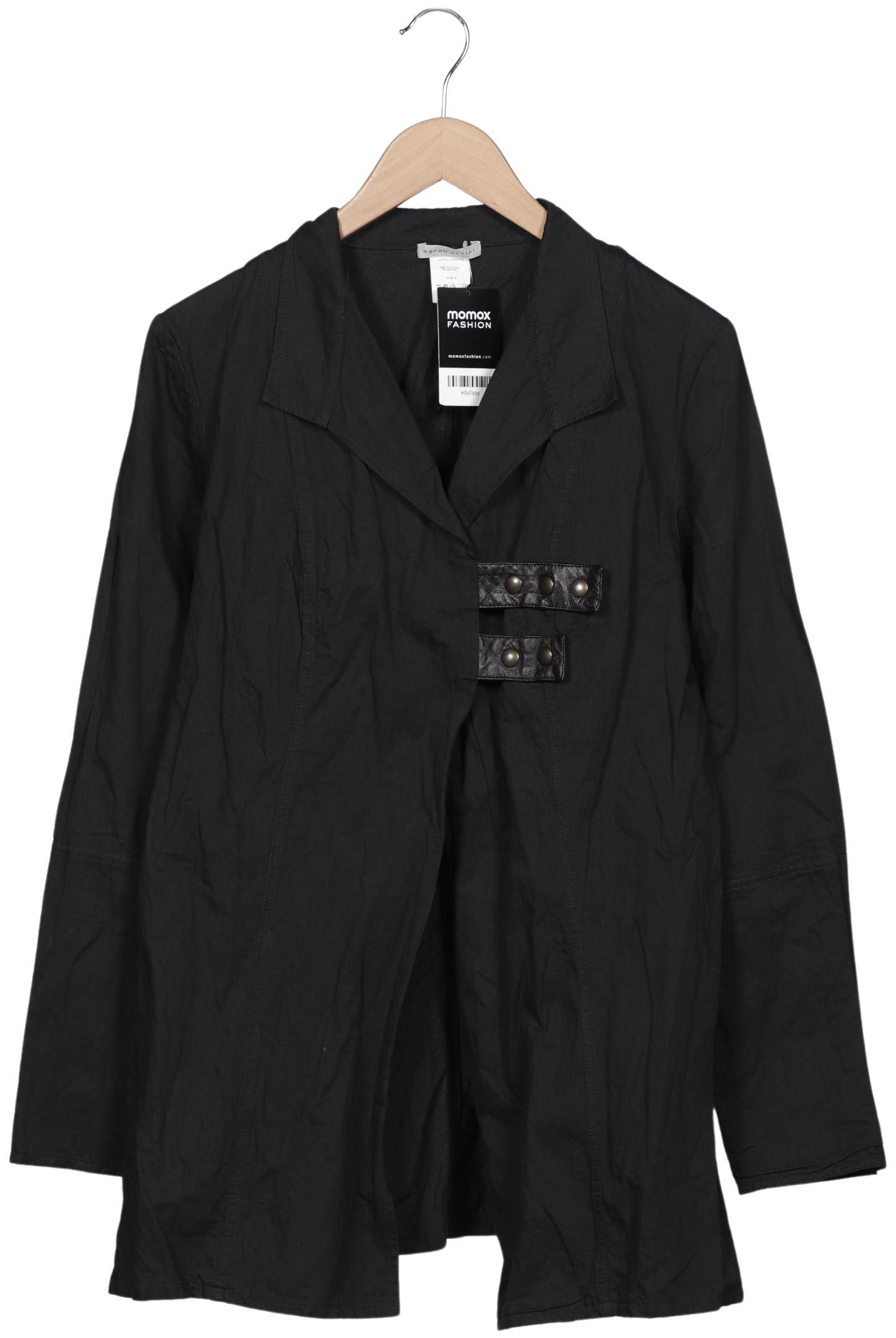 

Sarah Pacini Damen Mantel, schwarz, Gr. 38