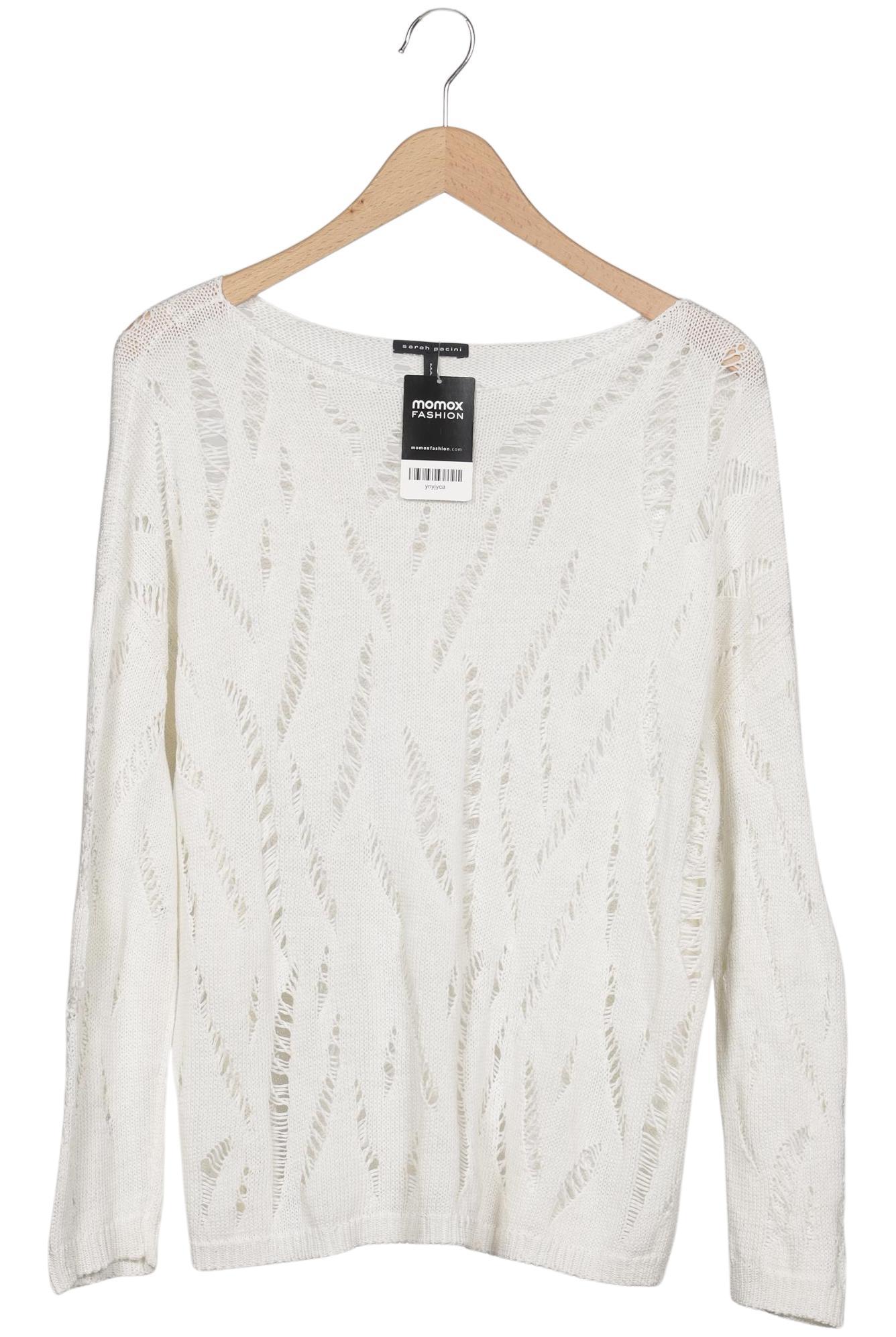 

Sarah Pacini Damen Pullover, weiß, Gr. 38