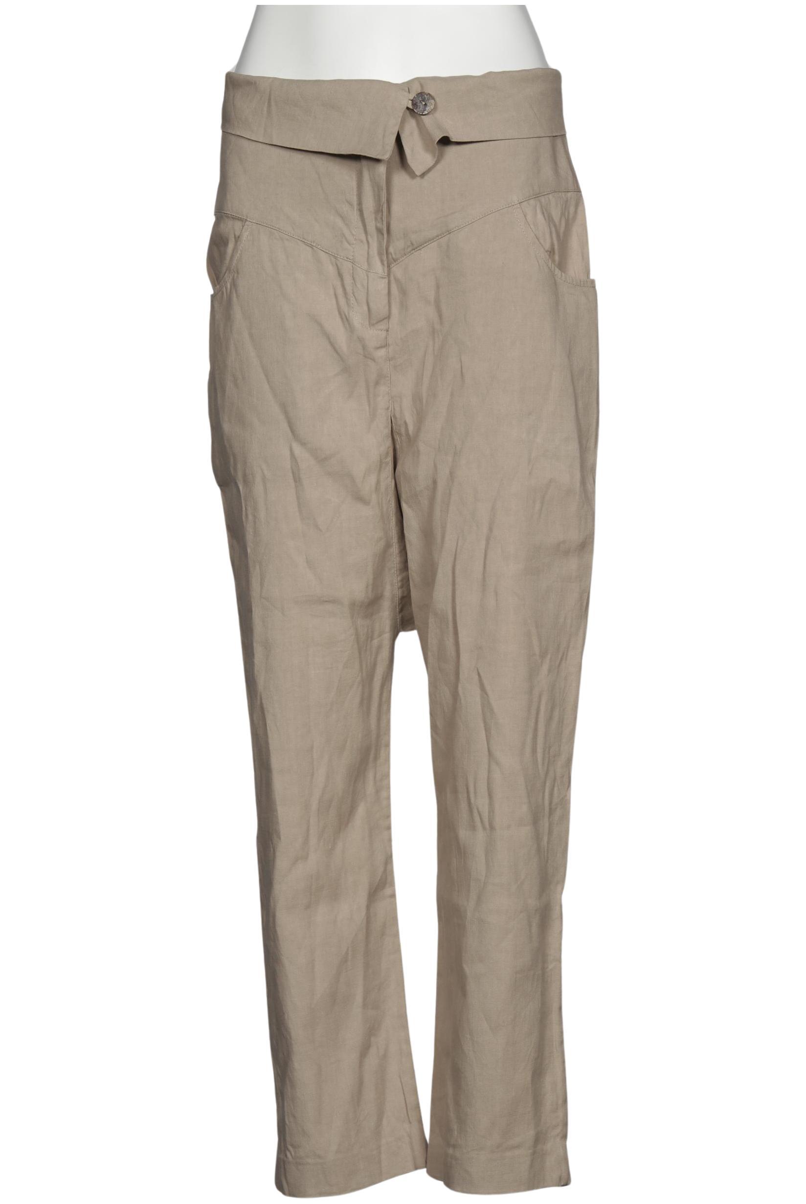 

Sarah Pacini Damen Stoffhose, beige, Gr. 0