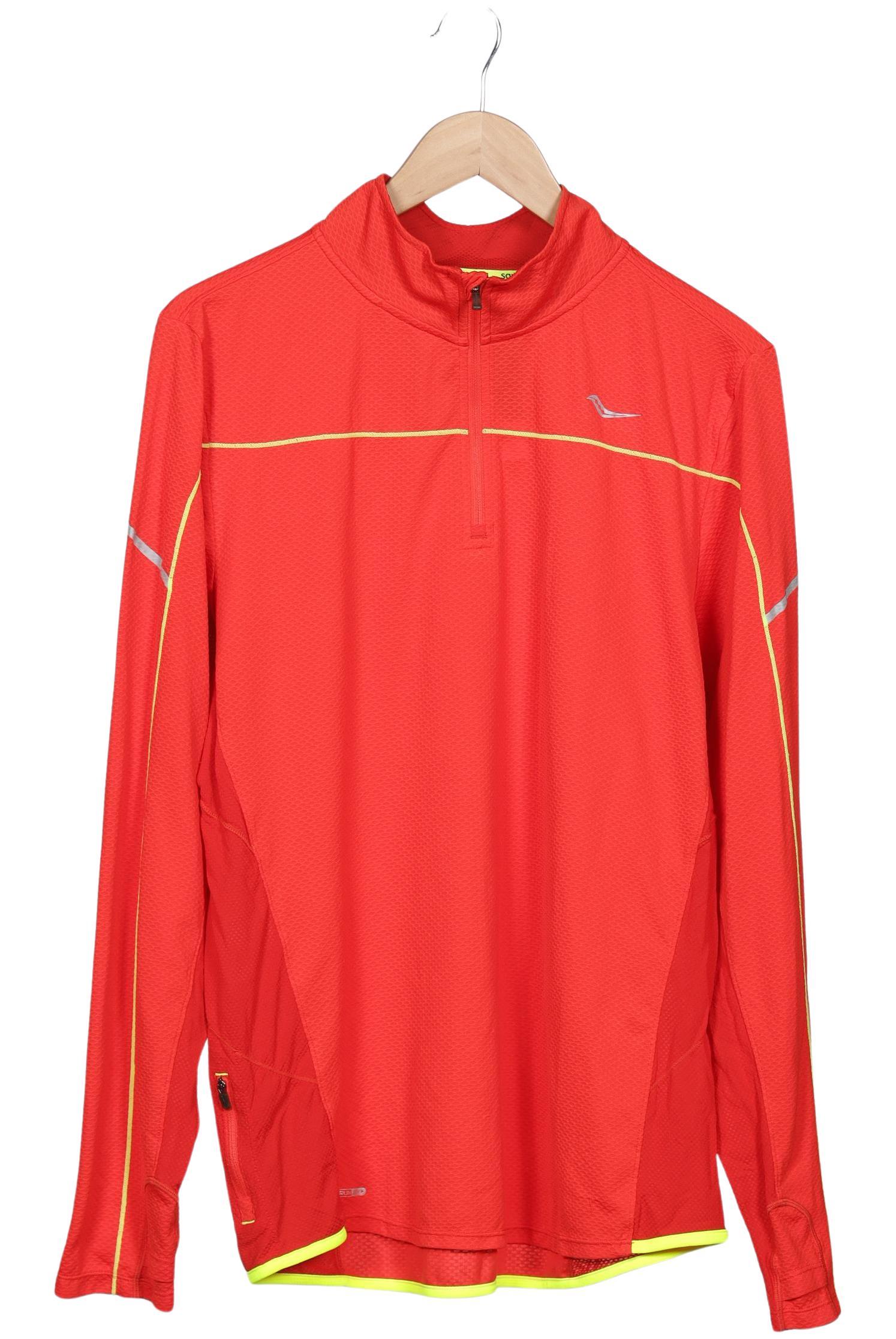 

Saucony Herren Langarmshirt, neon, Gr. 52