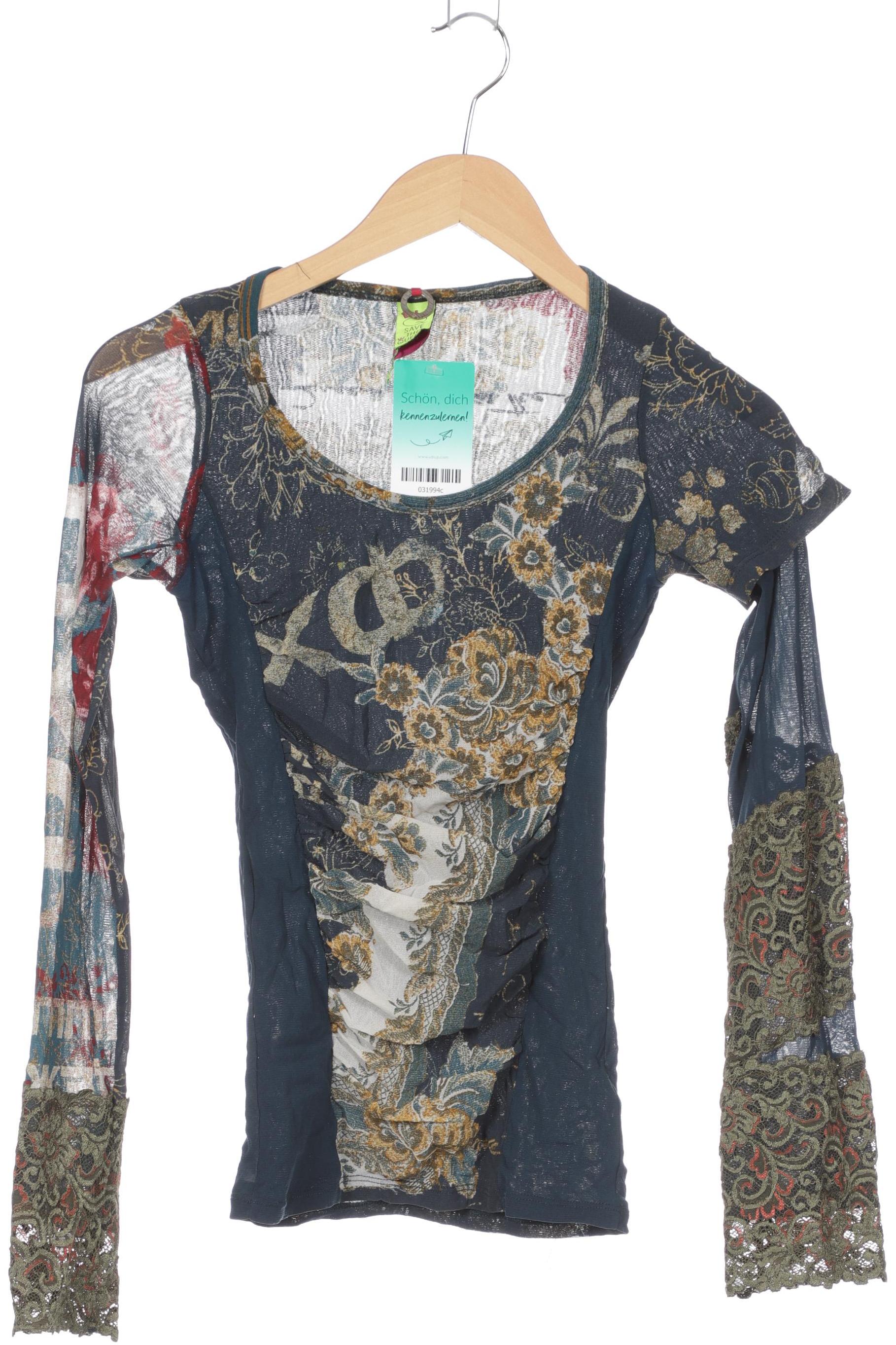 

Save THE Queen! Damen Langarmshirt, blau, Gr. 42