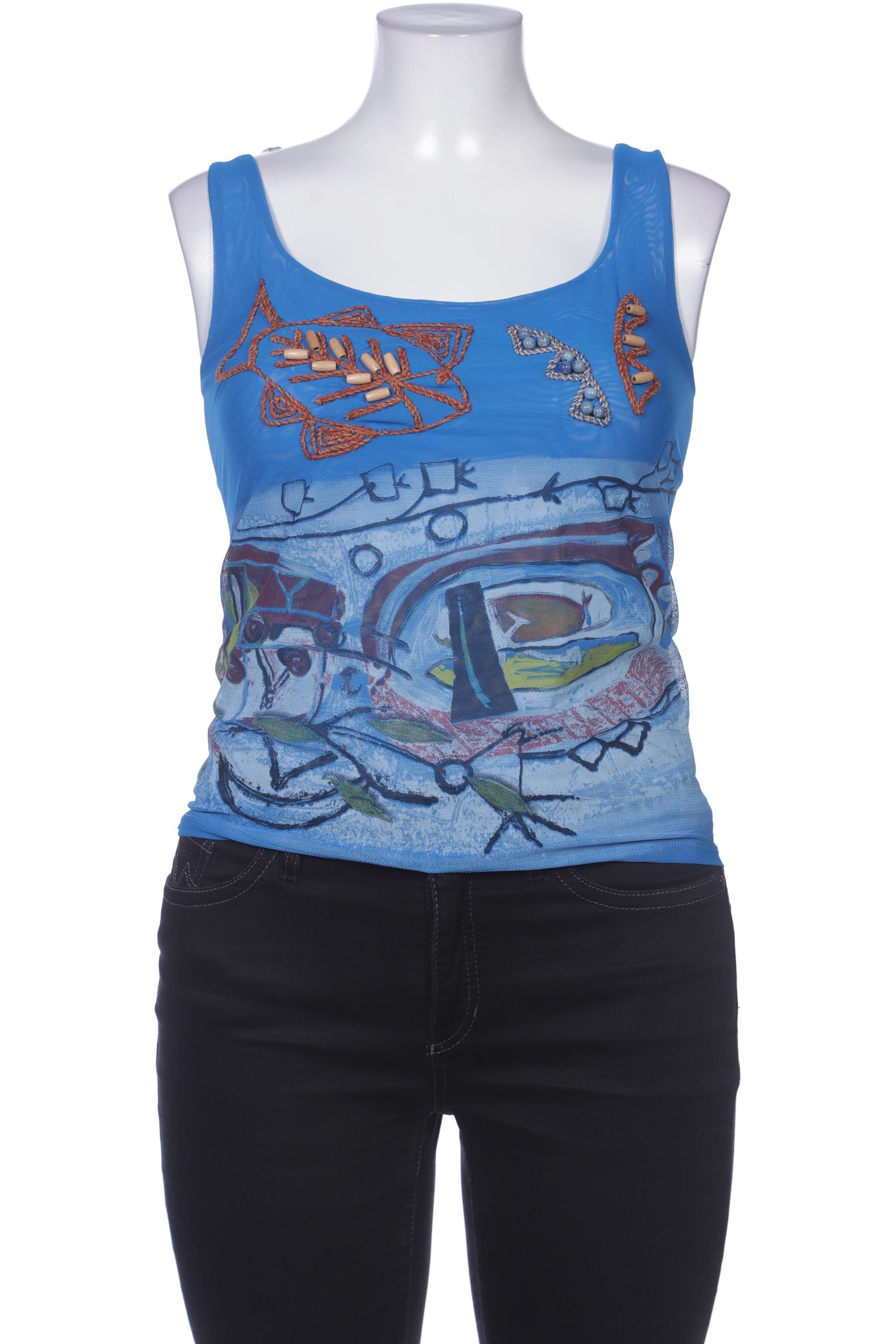 

Save THE Queen! Damen Top, blau, Gr. 44