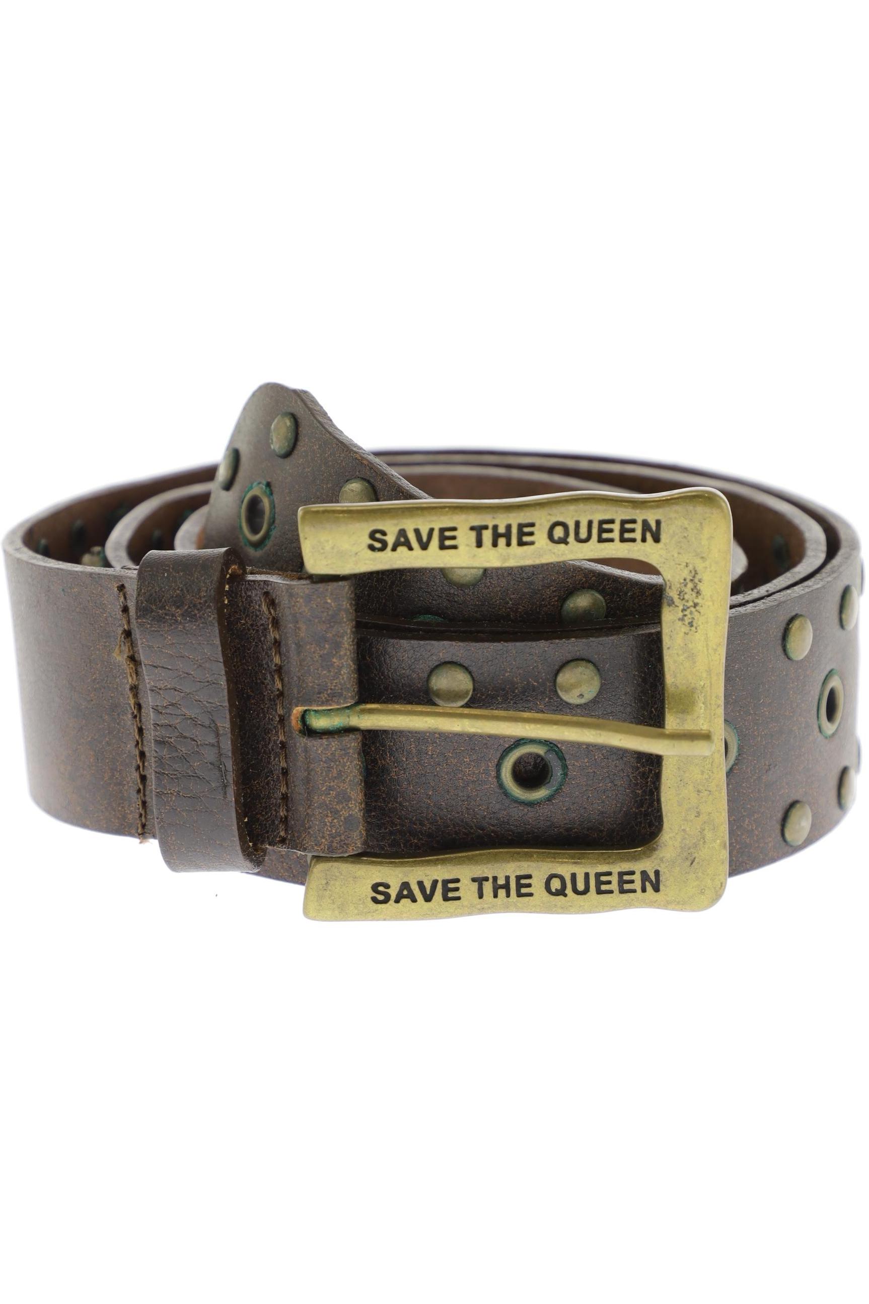 

Save THE Queen! Damen Gürtel, braun, Gr. 90
