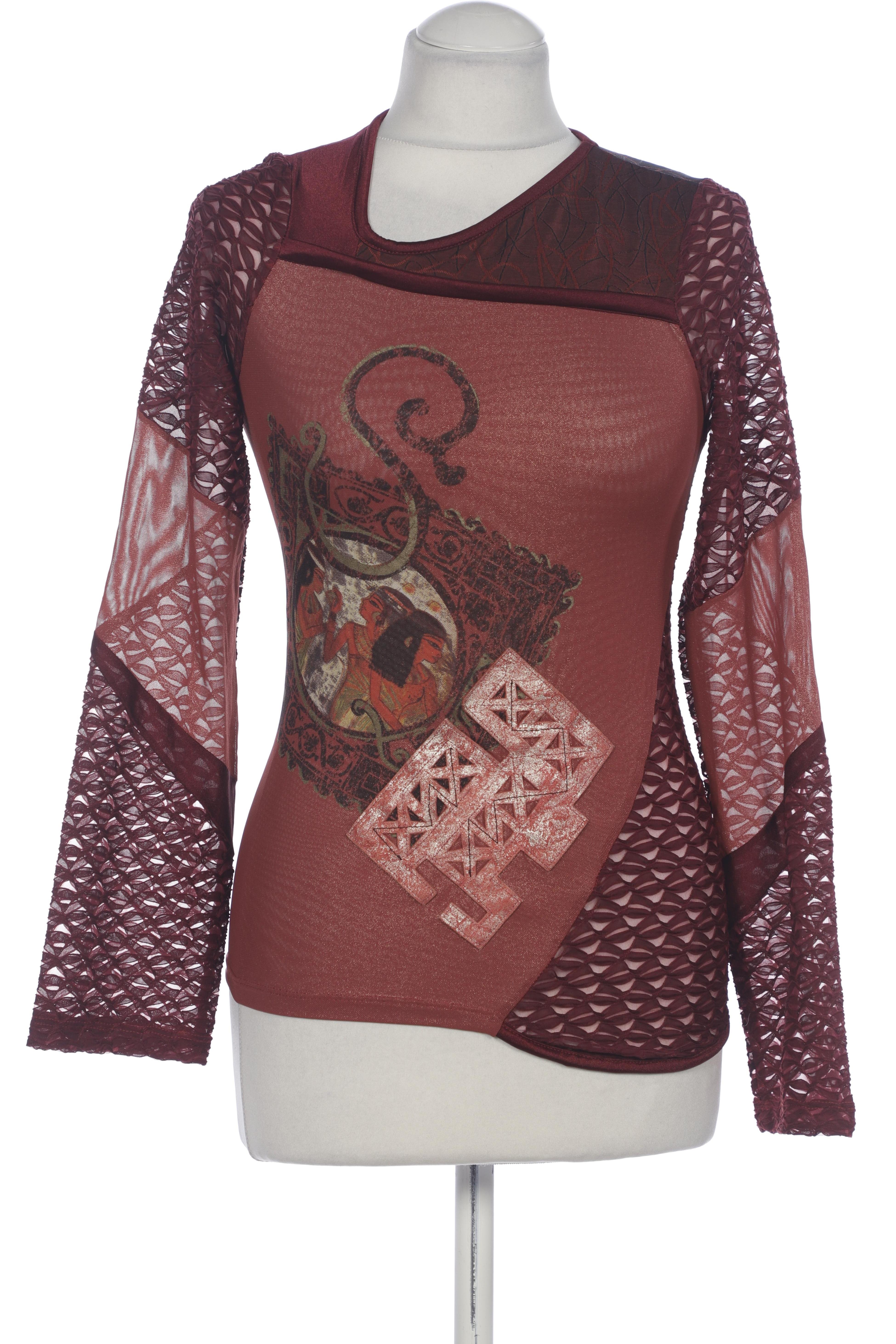 

Save THE Queen! Damen Langarmshirt, bordeaux, Gr. 38