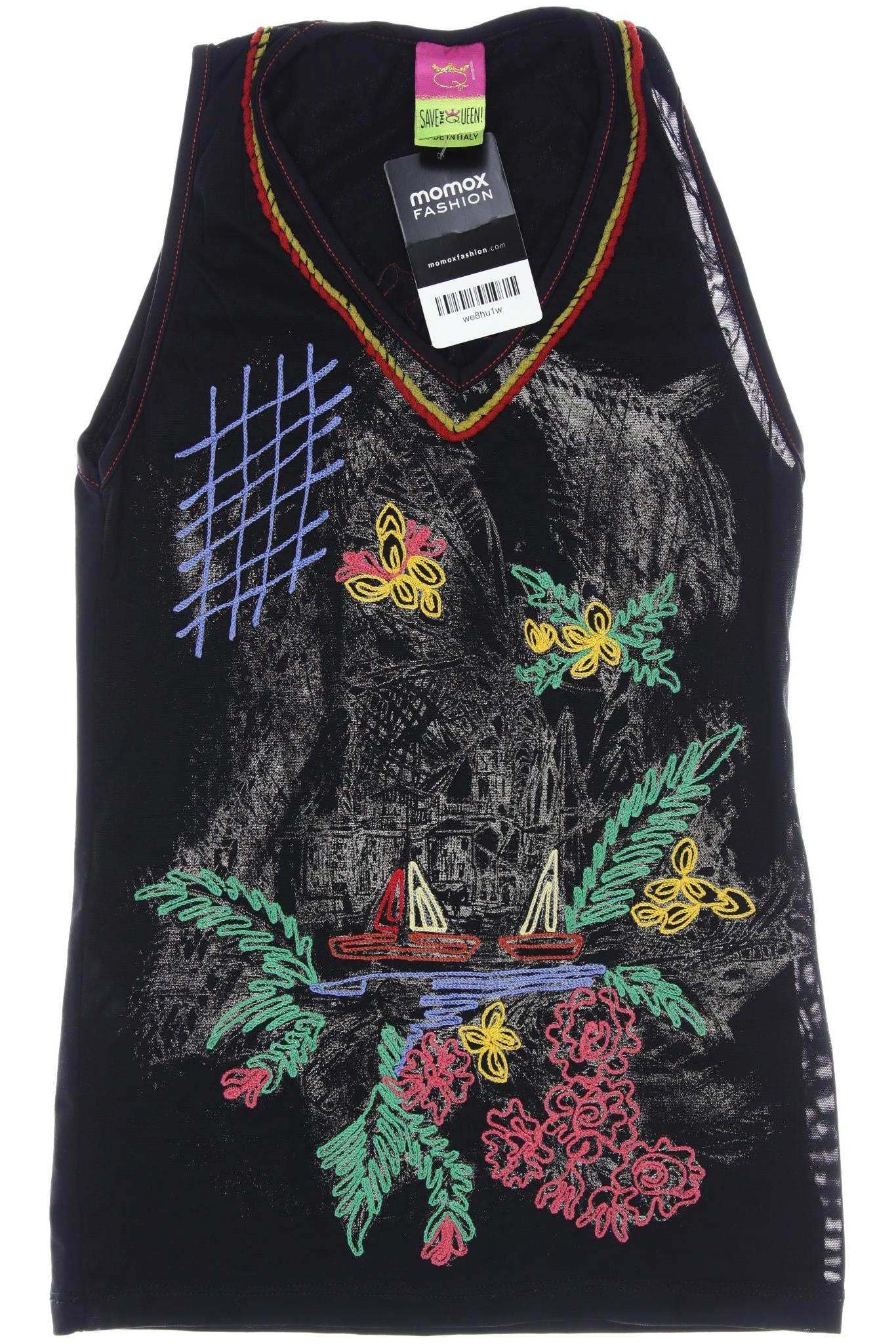 

Save THE Queen! Damen Top, schwarz, Gr. 36