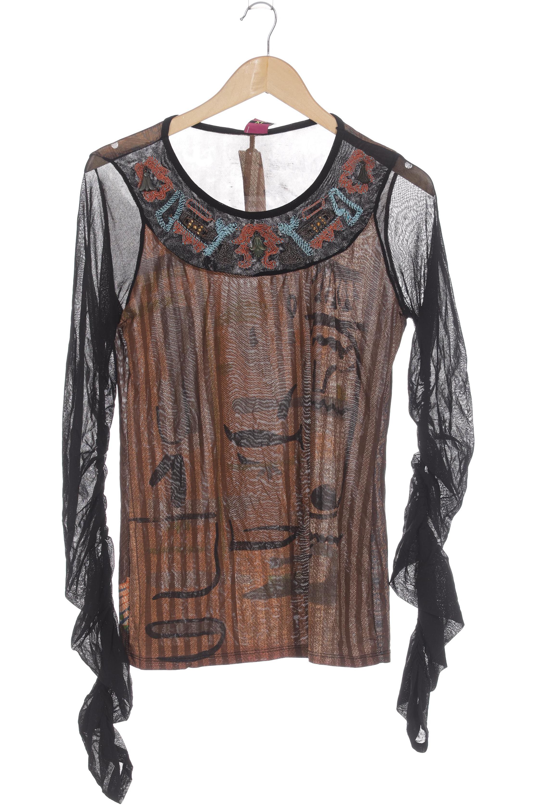 

Save THE Queen! Damen Langarmshirt, braun, Gr.