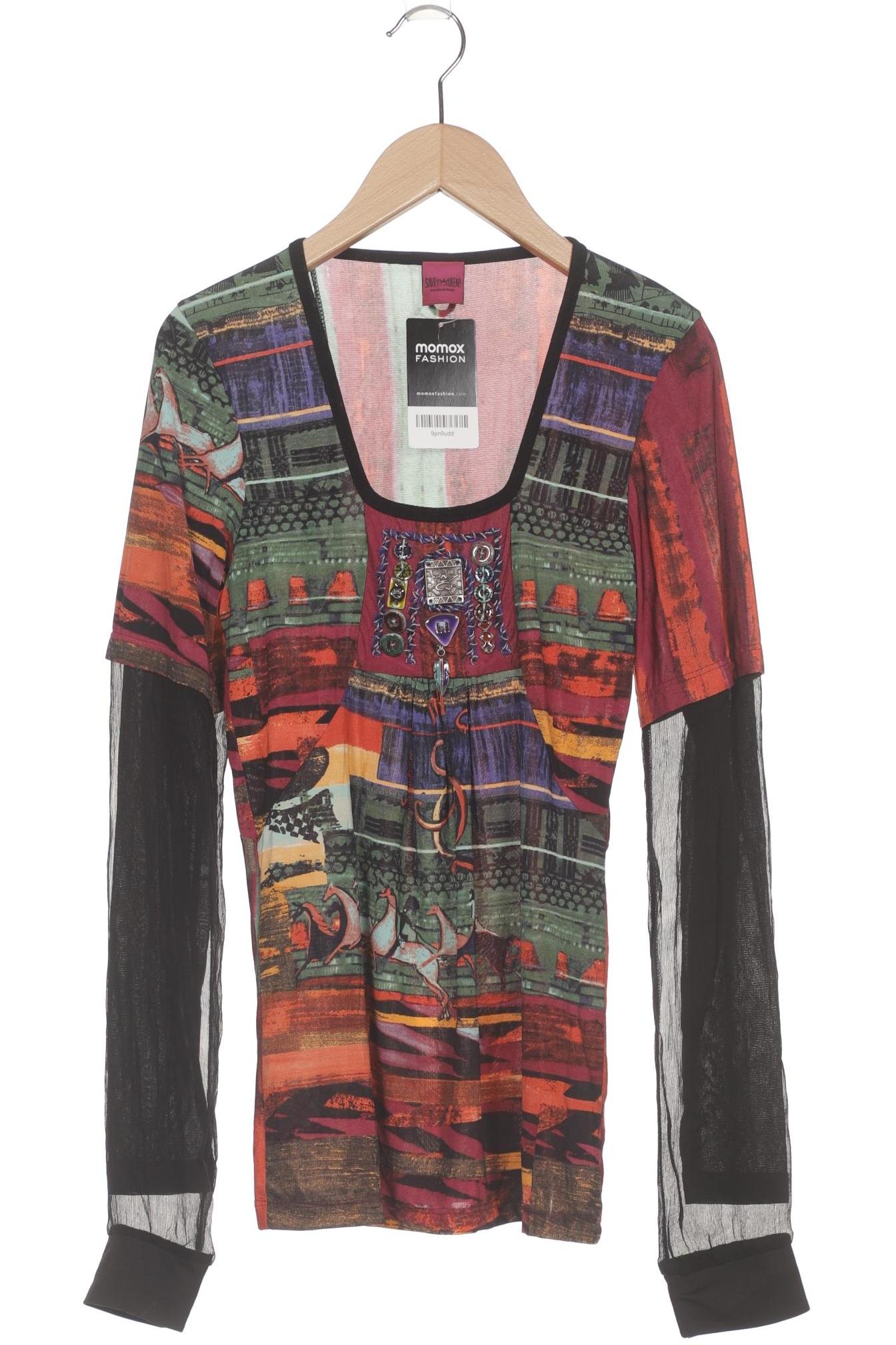 

Save THE Queen! Damen Langarmshirt, mehrfarbig, Gr. 38