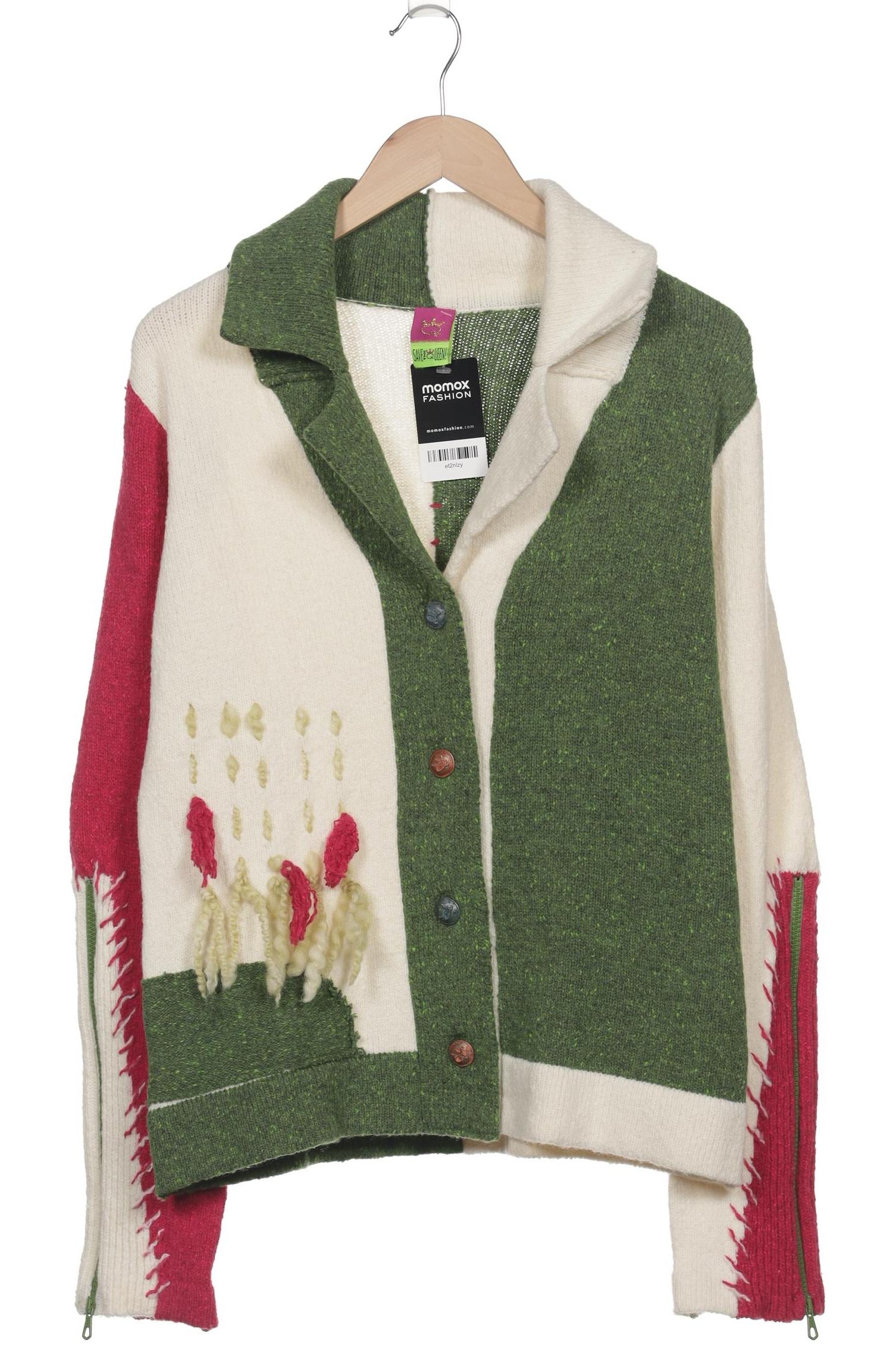 

Save THE Queen! Damen Strickjacke, mehrfarbig, Gr. 44