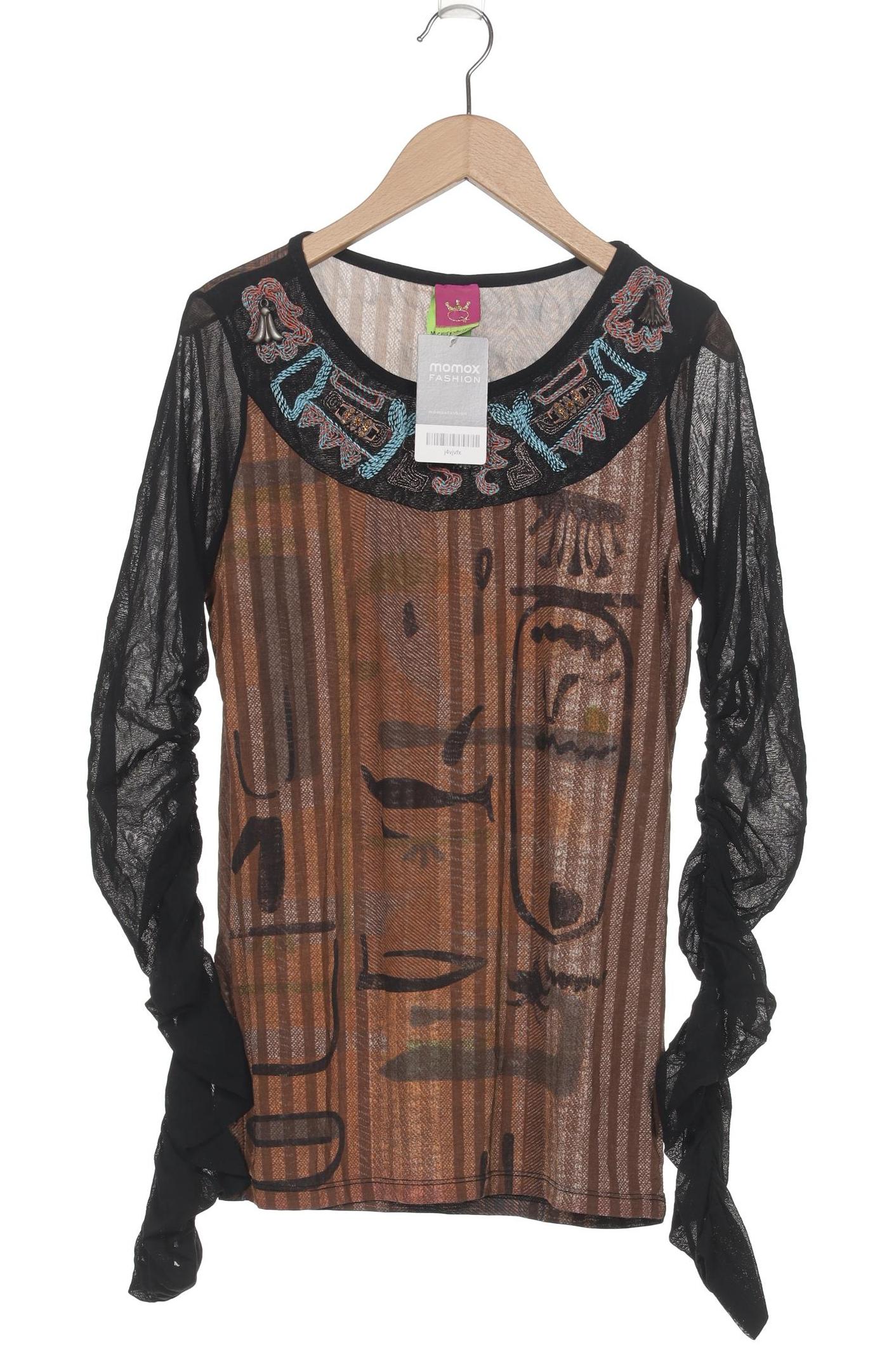 

Save THE Queen! Damen Langarmshirt, braun, Gr. 42