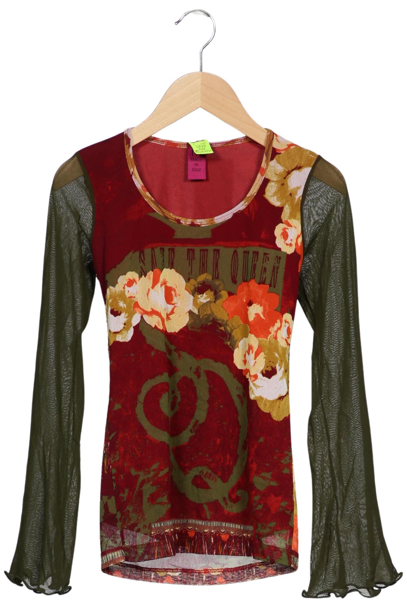 

Save THE Queen! Damen Langarmshirt, mehrfarbig, Gr. 38