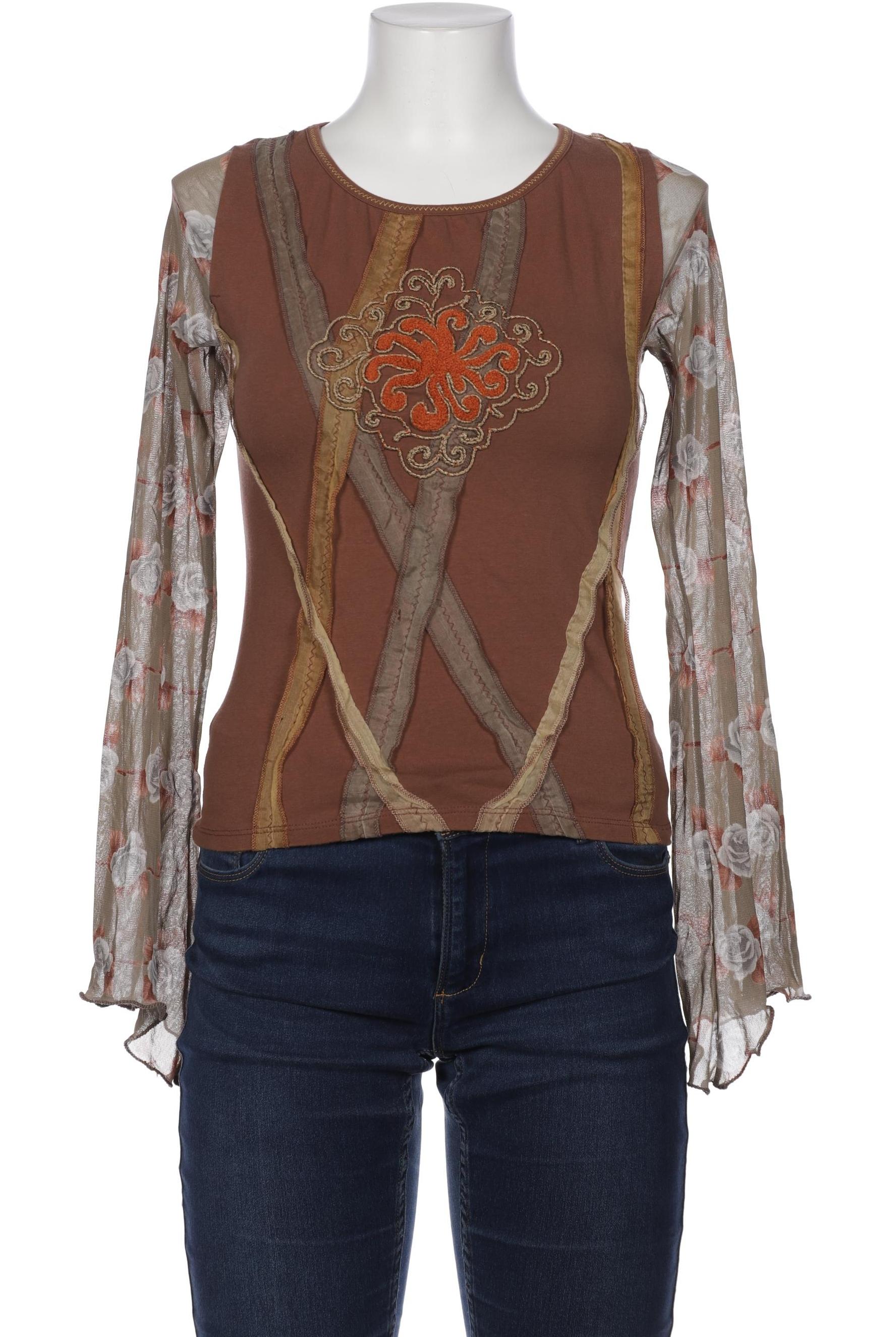 

Save THE Queen! Damen Langarmshirt, braun, Gr. 42