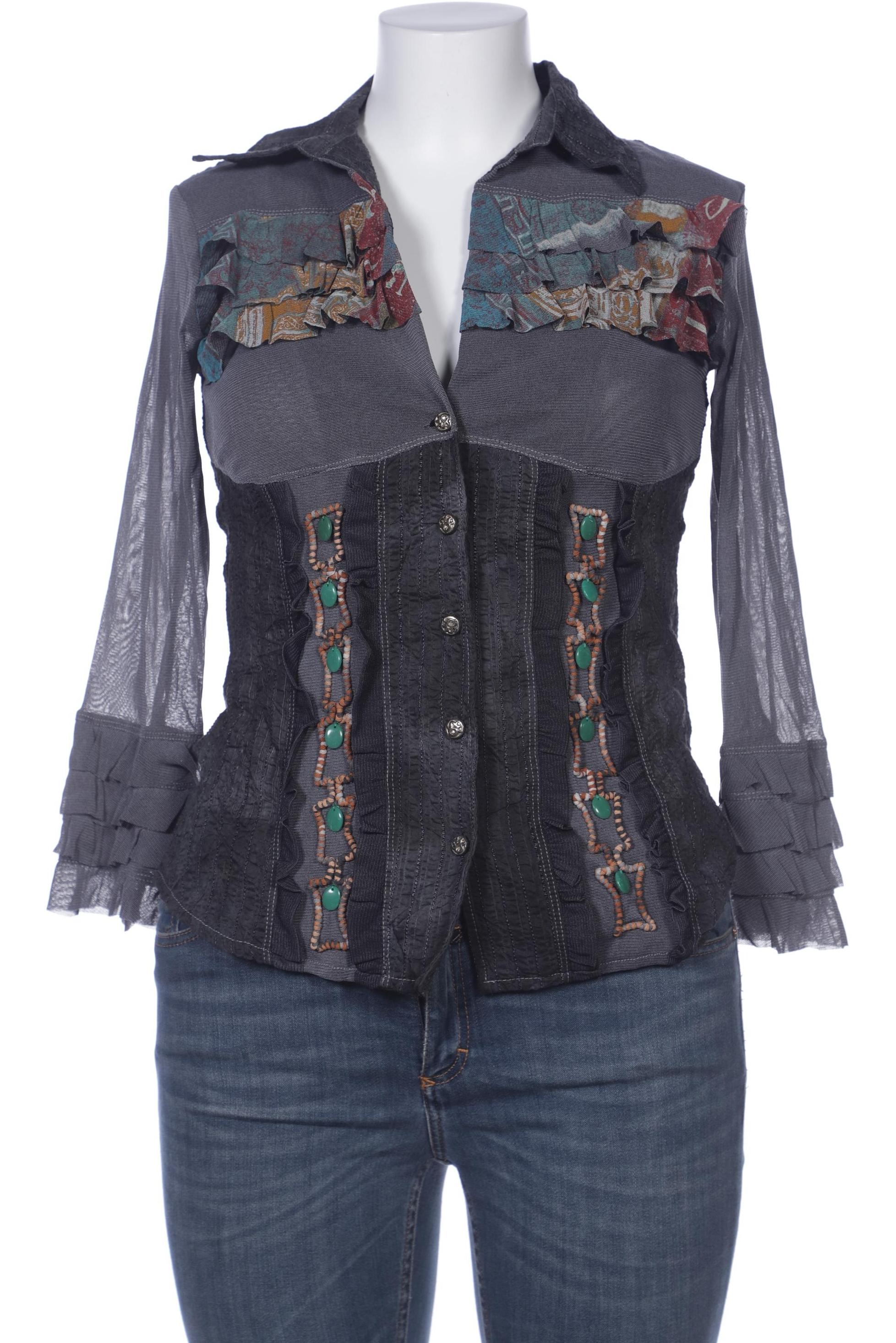 

Save THE Queen! Damen Bluse, grau, Gr. 44