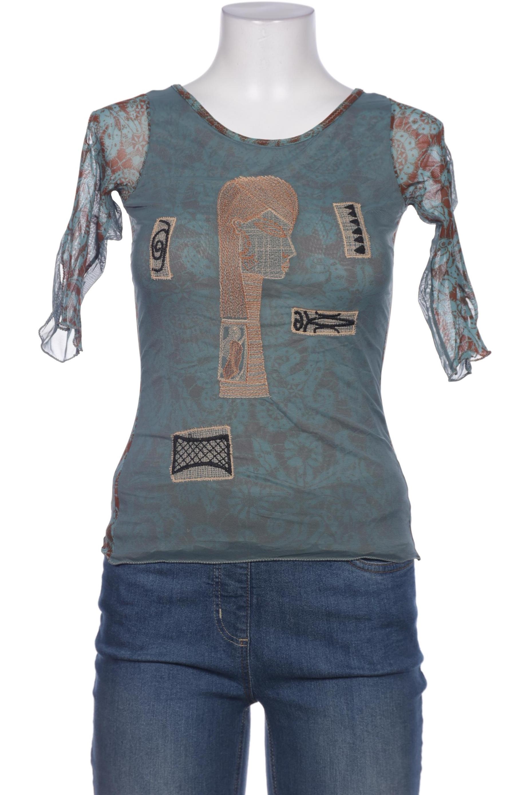 

Save THE Queen! Damen Langarmshirt, türkis, Gr. 38