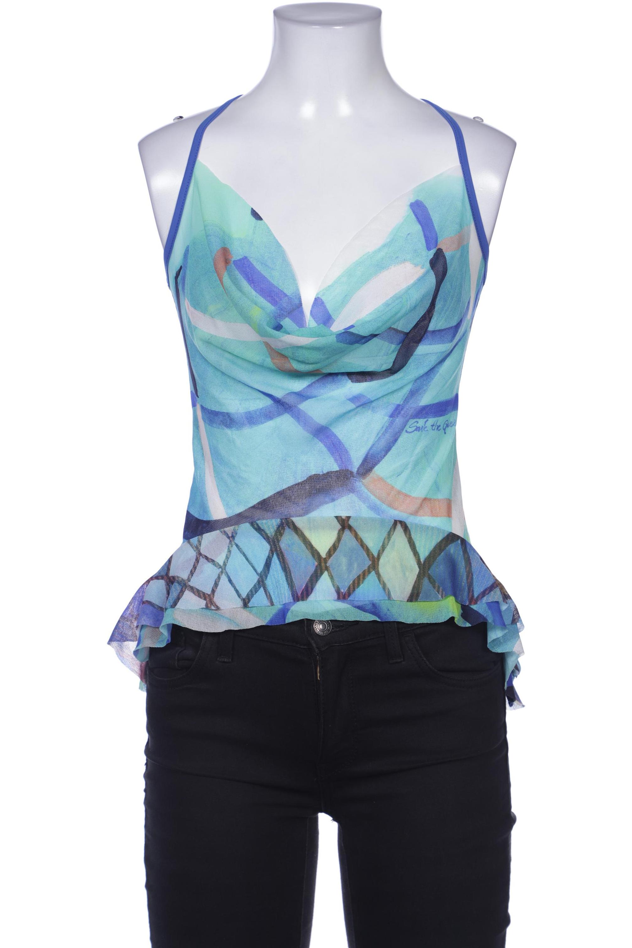 

Save THE Queen! Damen Bluse, türkis, Gr. 36