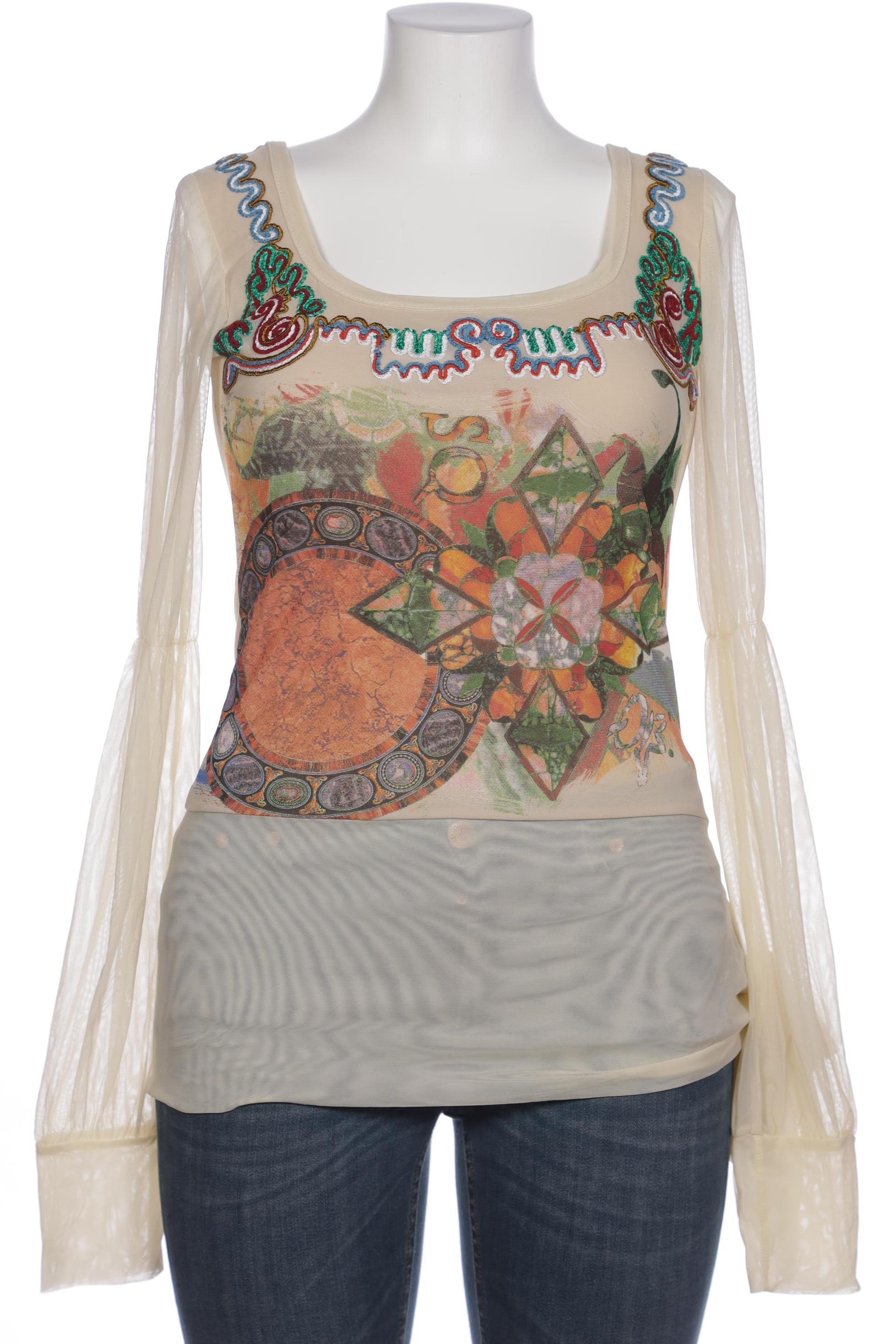 

Save THE Queen! Damen Langarmshirt, beige, Gr. 44