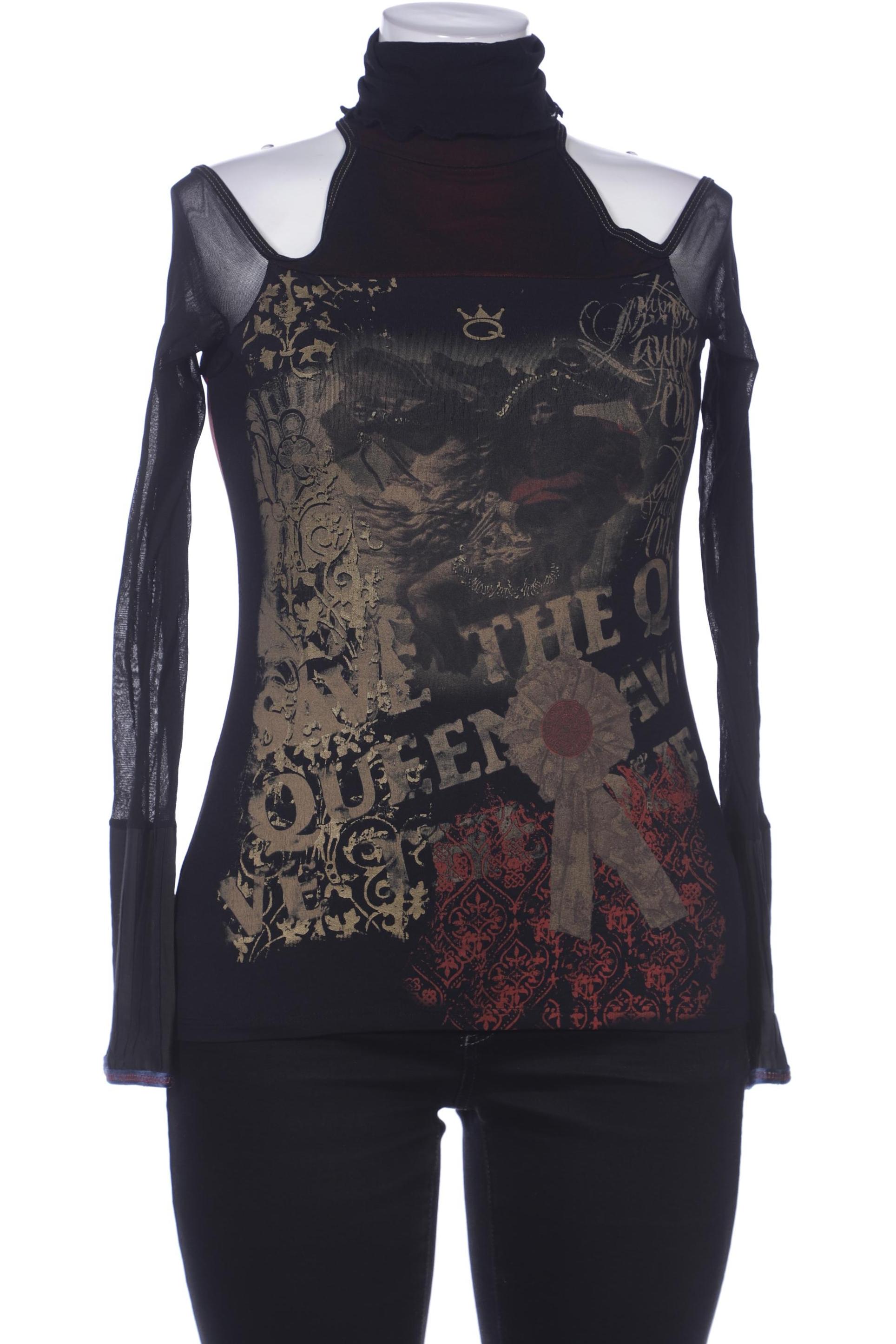 

Save THE Queen! Damen Langarmshirt, schwarz, Gr. 44