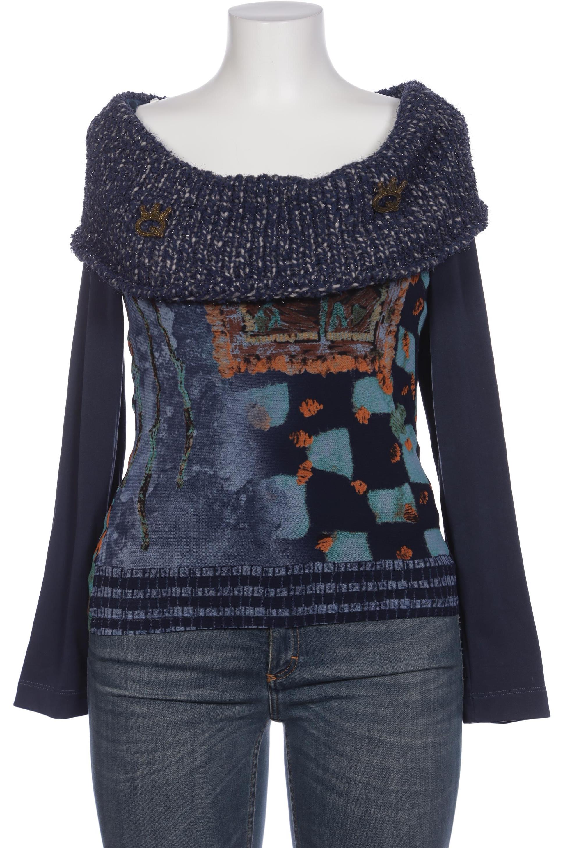 

Save THE Queen! Damen Langarmshirt, marineblau, Gr. 44