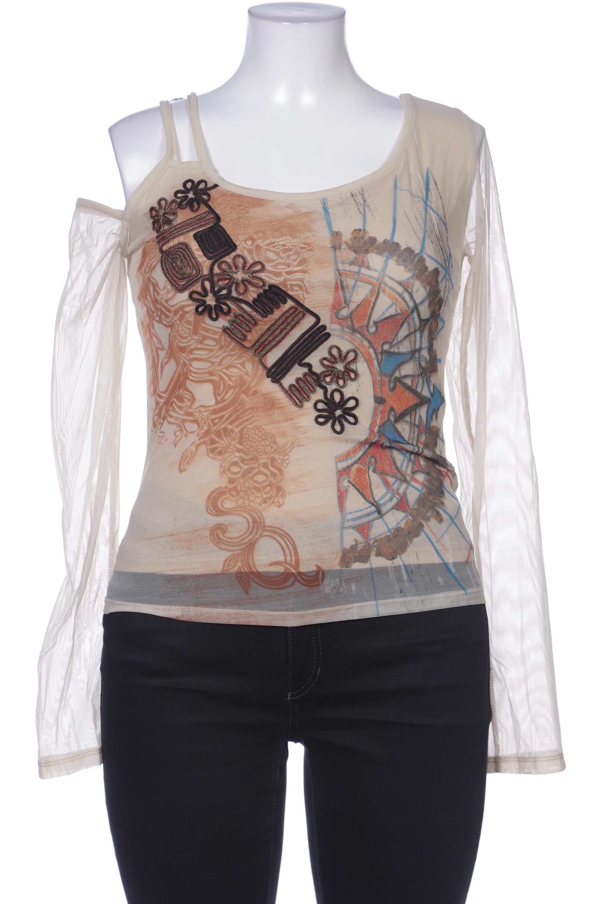 

Save THE Queen! Damen Langarmshirt, beige, Gr. 42