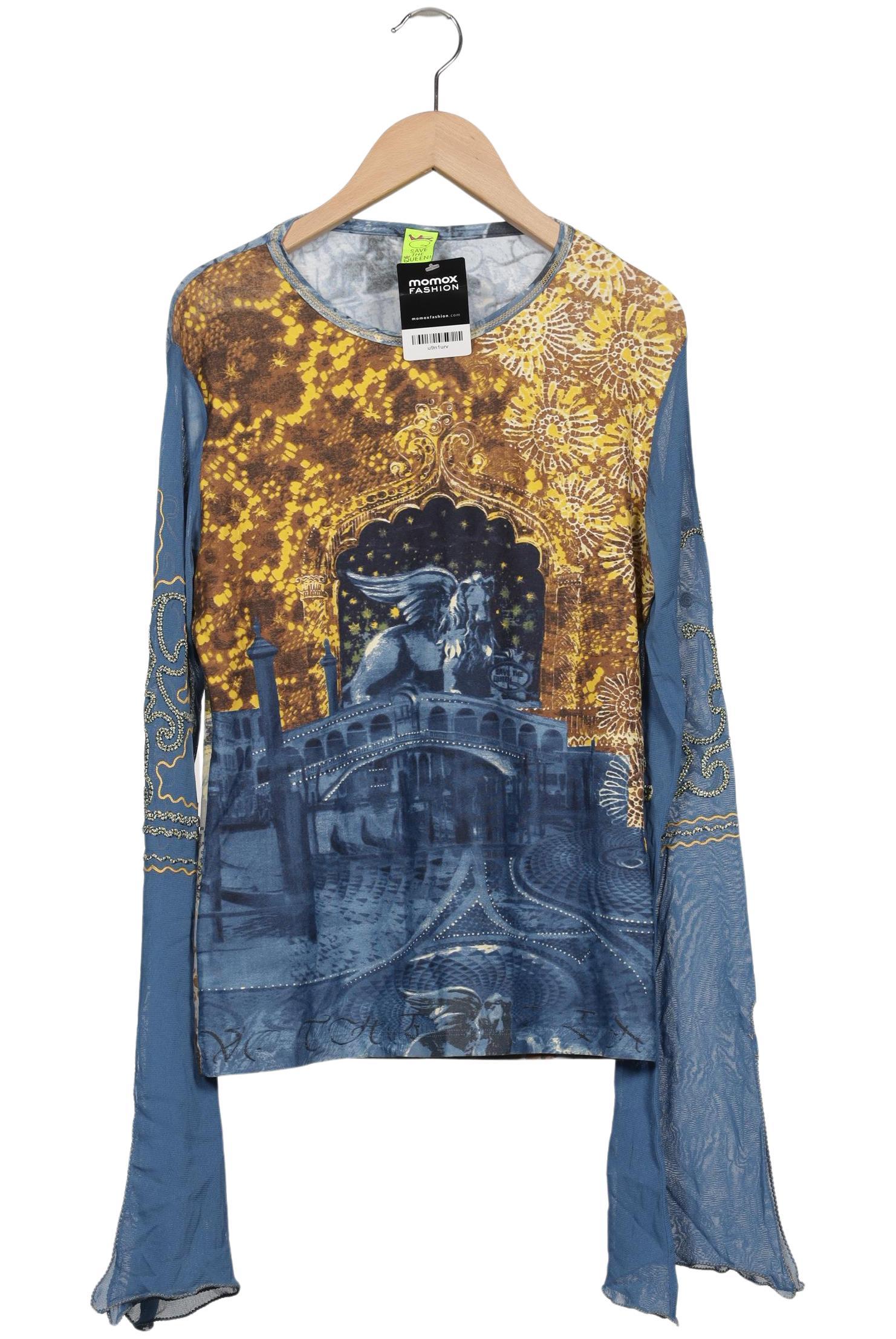 

Save THE Queen! Damen Langarmshirt, blau, Gr. 36