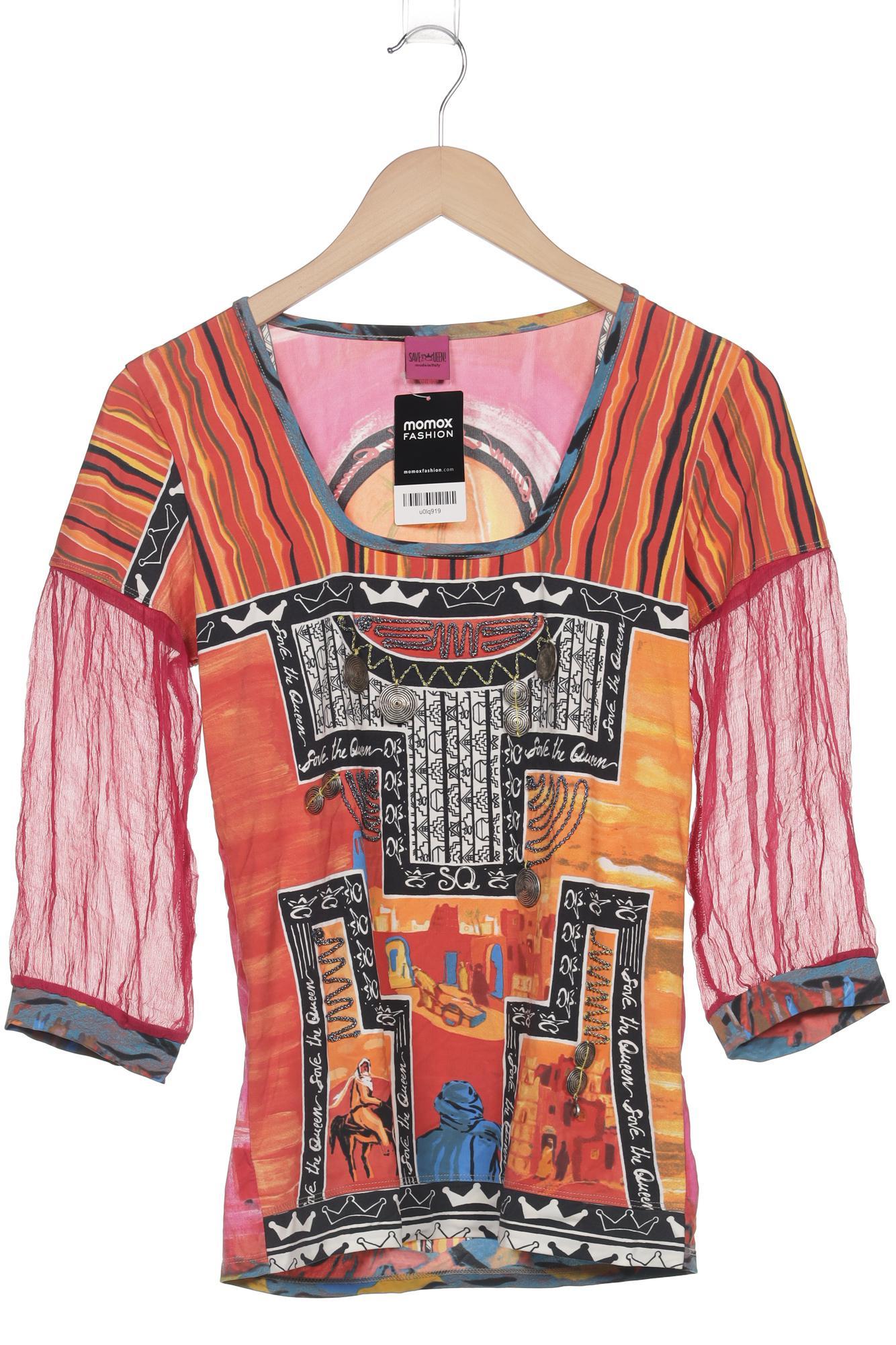 

Save THE Queen! Damen Langarmshirt, orange, Gr. 42