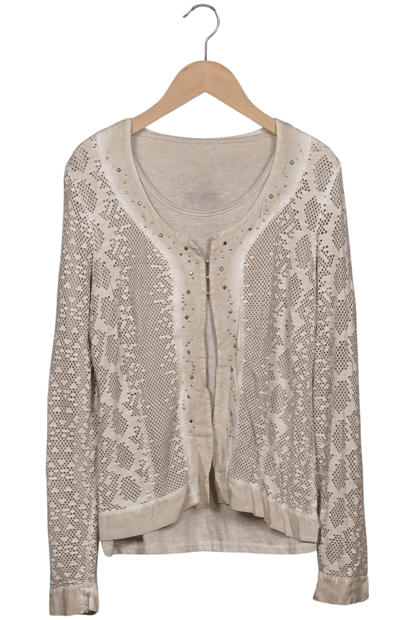 

Save THE Queen! Damen Strickjacke, beige, Gr. 38