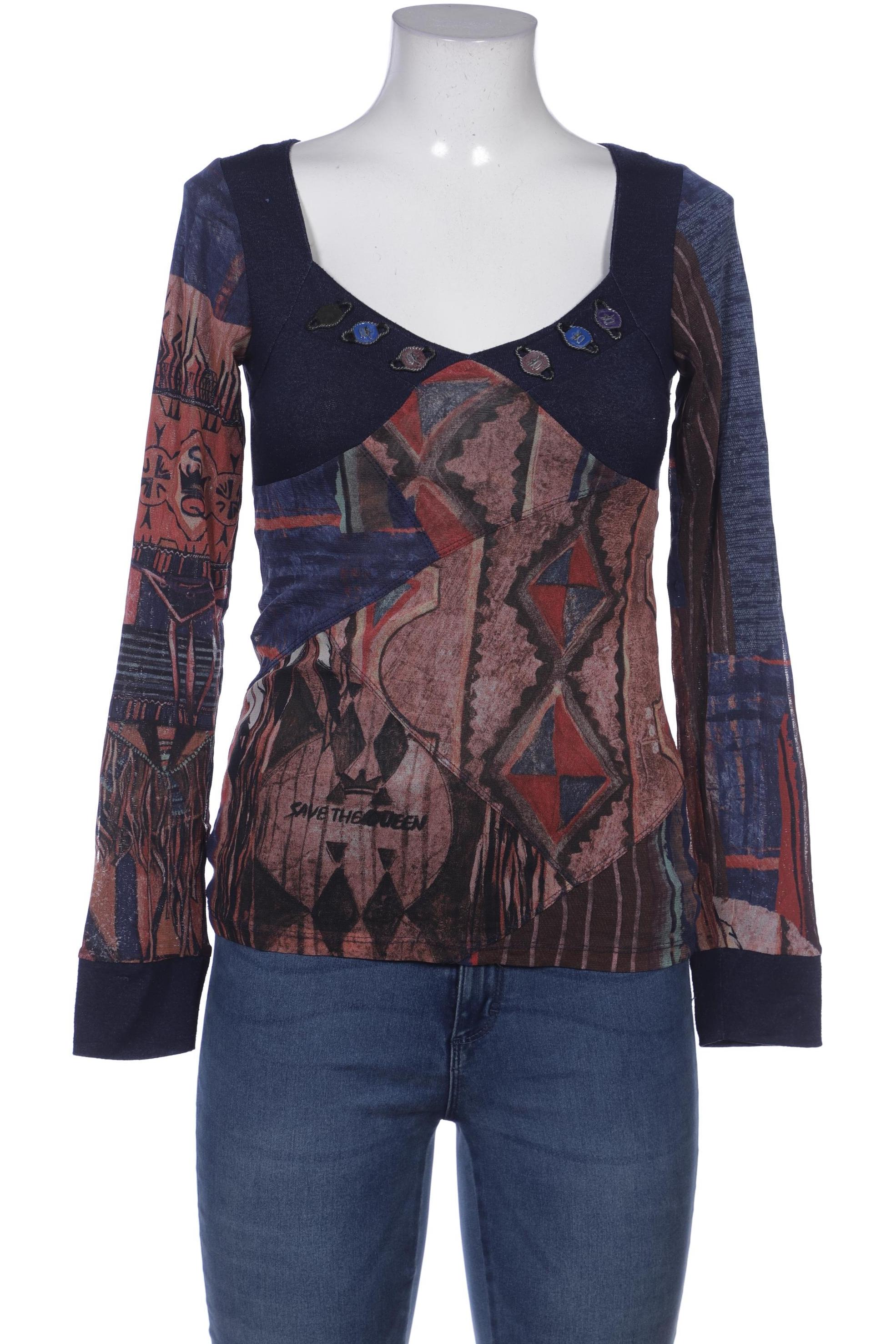 

Save THE Queen! Damen Langarmshirt, marineblau, Gr. 42